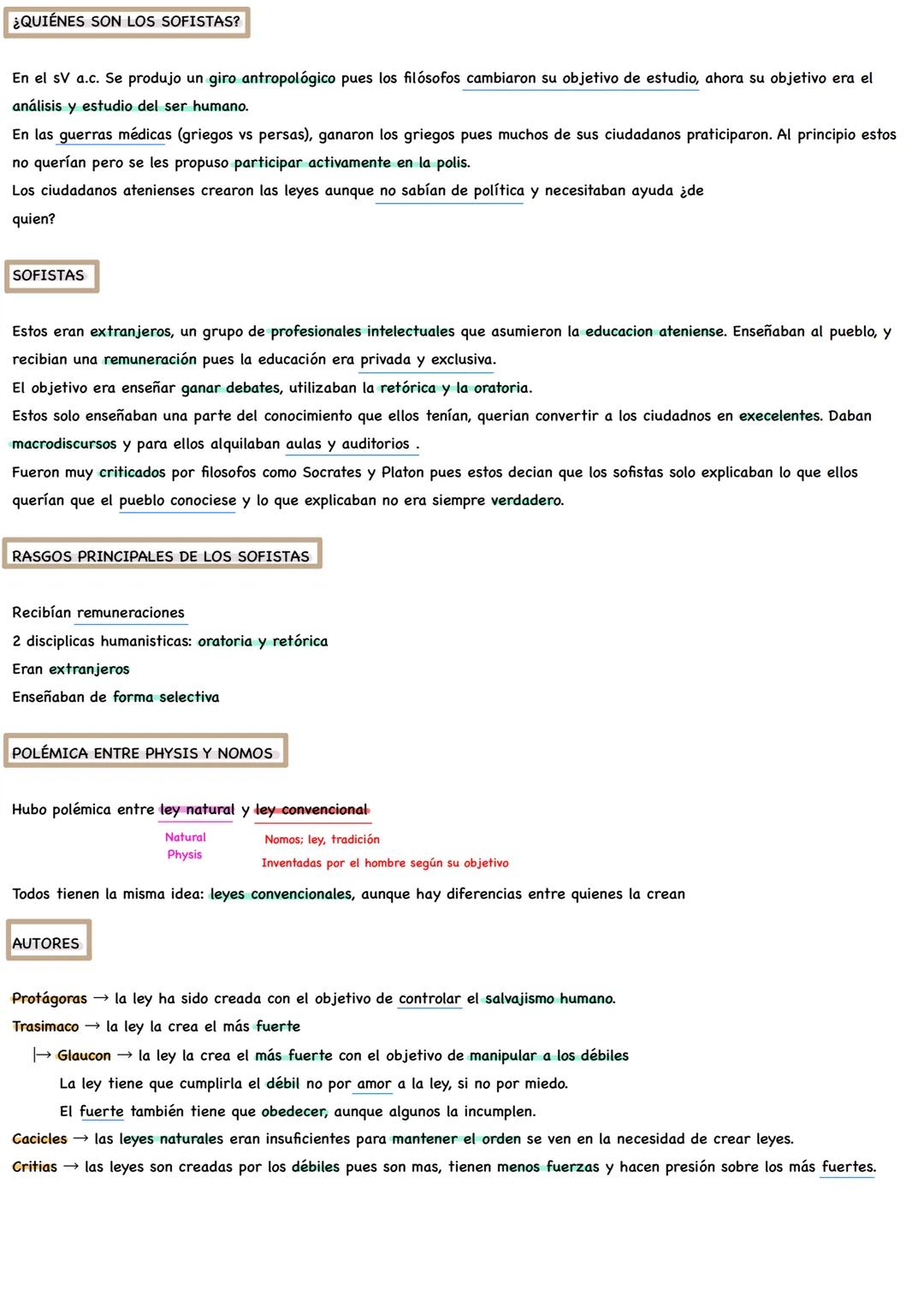 # ¿QUIÉNES SON LOS SOFISTAS?
En el sV a.c. Se produjo un giro antropológico pues los filósofos cambiaron su objetivo de estudio, ahora su o