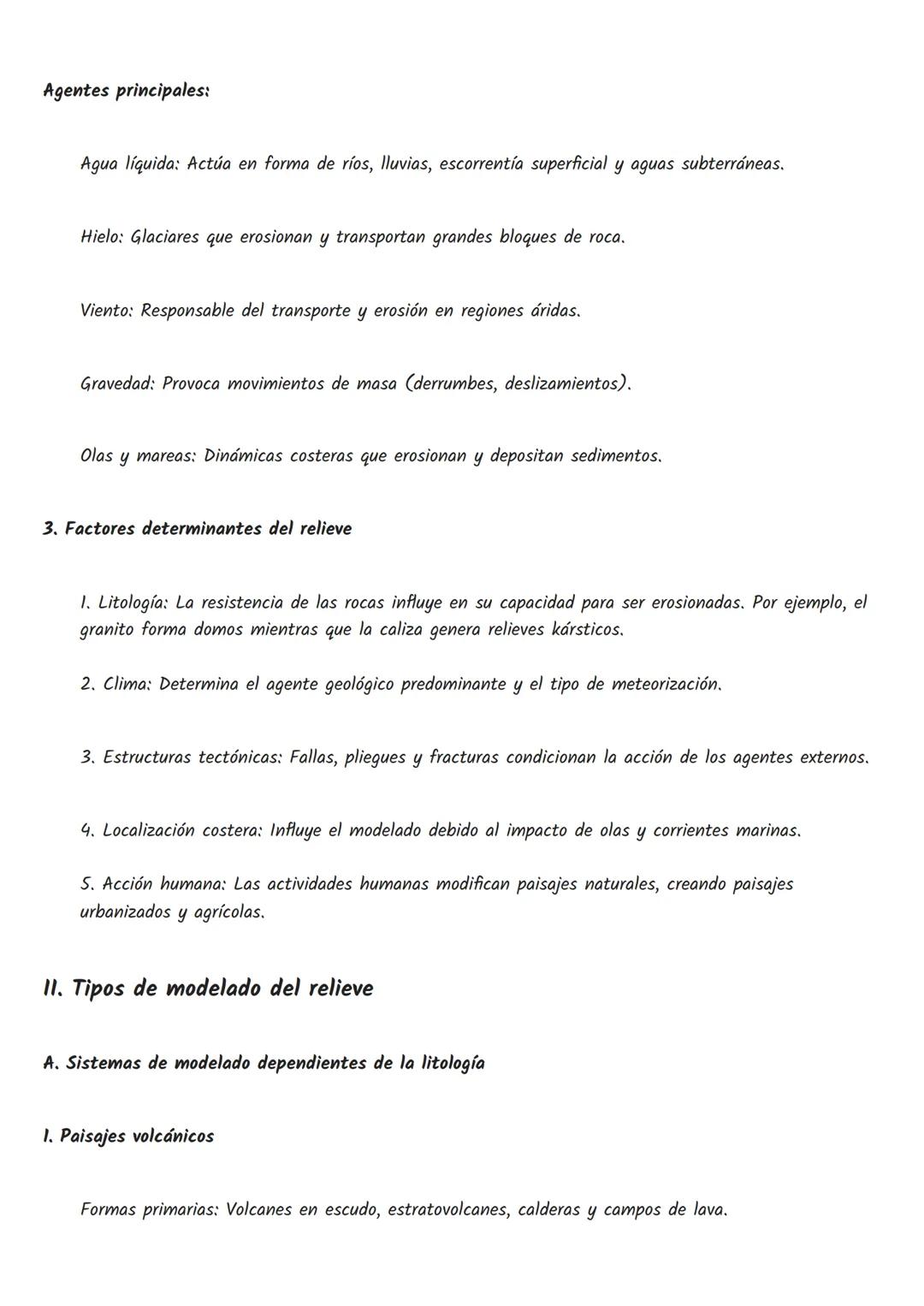 # TEMA 3 PROCESOS GEOLOGICOS EXTERNOS
1. La meteorización
La meteorización es el conjunto de procesos que descomponen y alteran las rocas