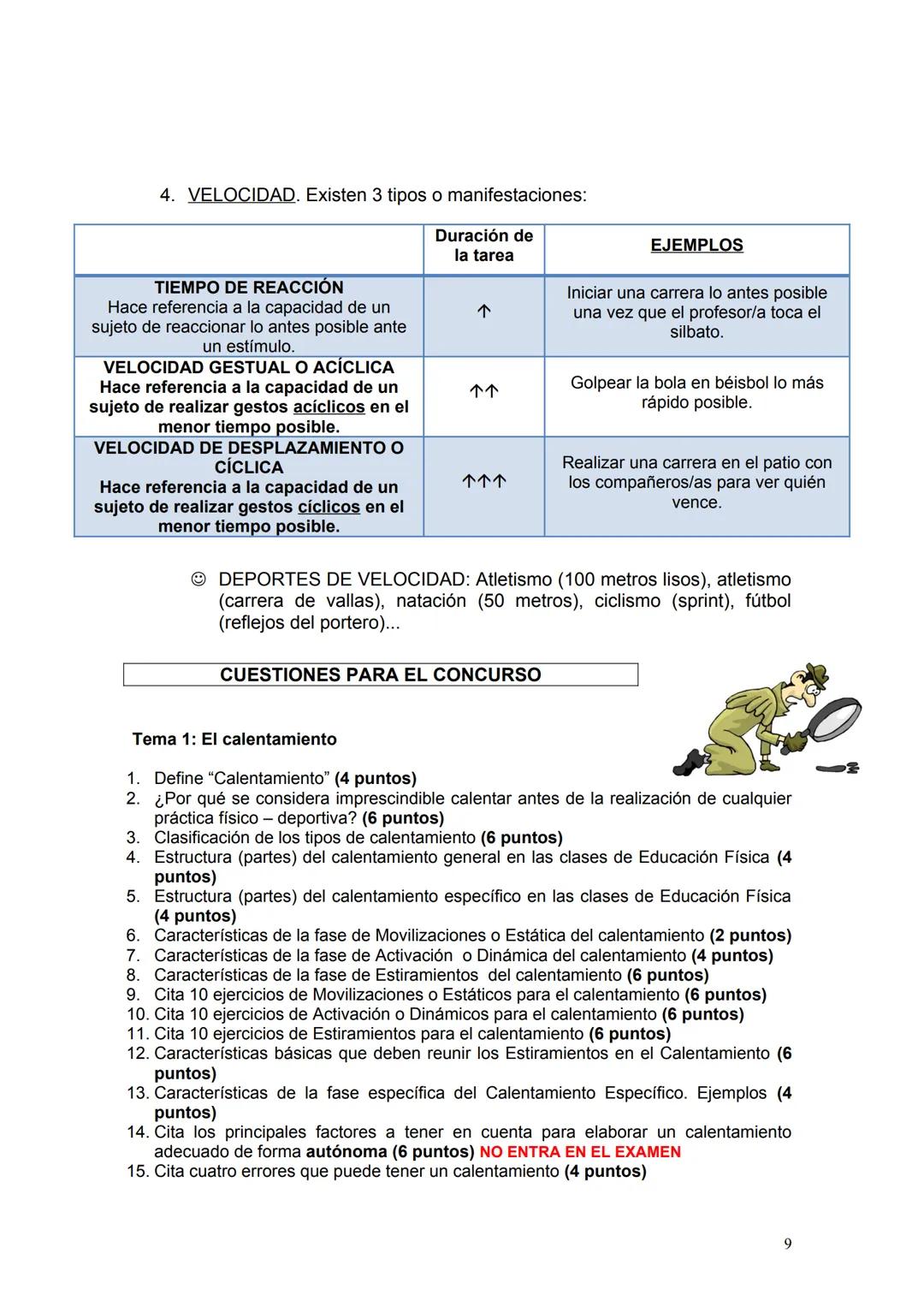 # CONCURSO
DE
EDUCACIÓN
FÍSICA
-Primer trimestre-
CURSO: 2º ESO
DEPARTAMENTO DE EDUCACIÓN FÍSICA
| # TEMA 1: EL CALENTAMIENTO
El C
