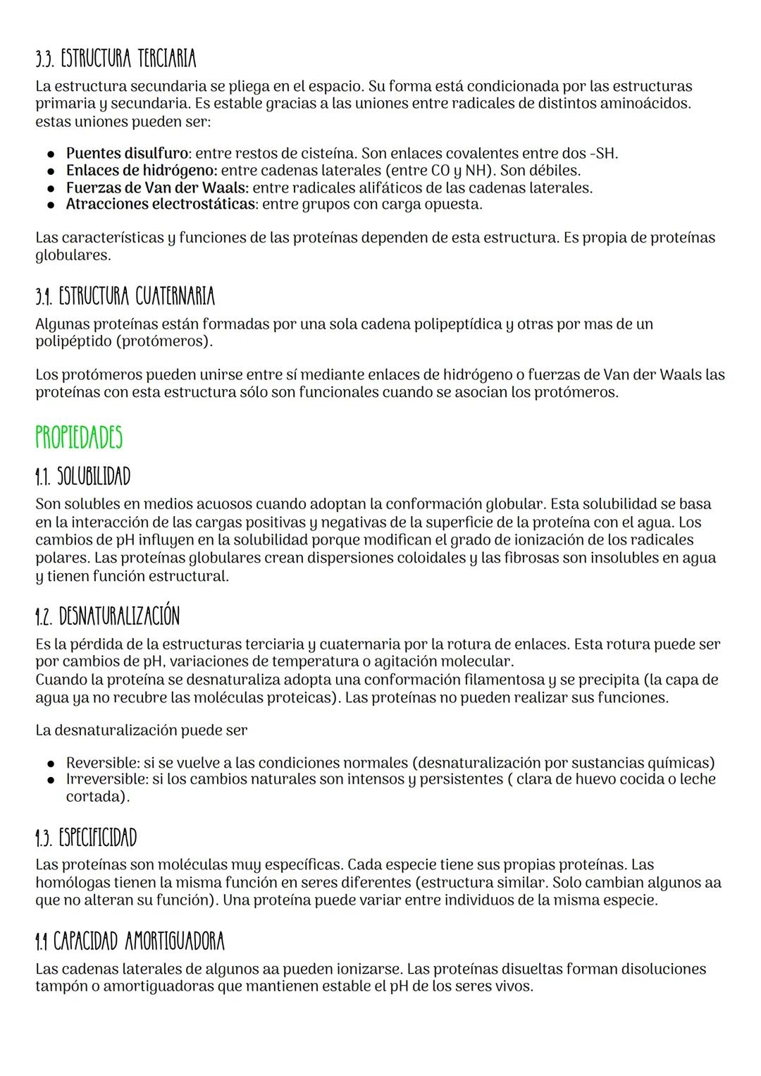 TEMA 4: PROTEÍNAS
INTRODUCCIÓN
Proteínas: biomoléculas orgánicas formadas por la unión de aminoácidos por enlaces peptídicos.
Están compuest