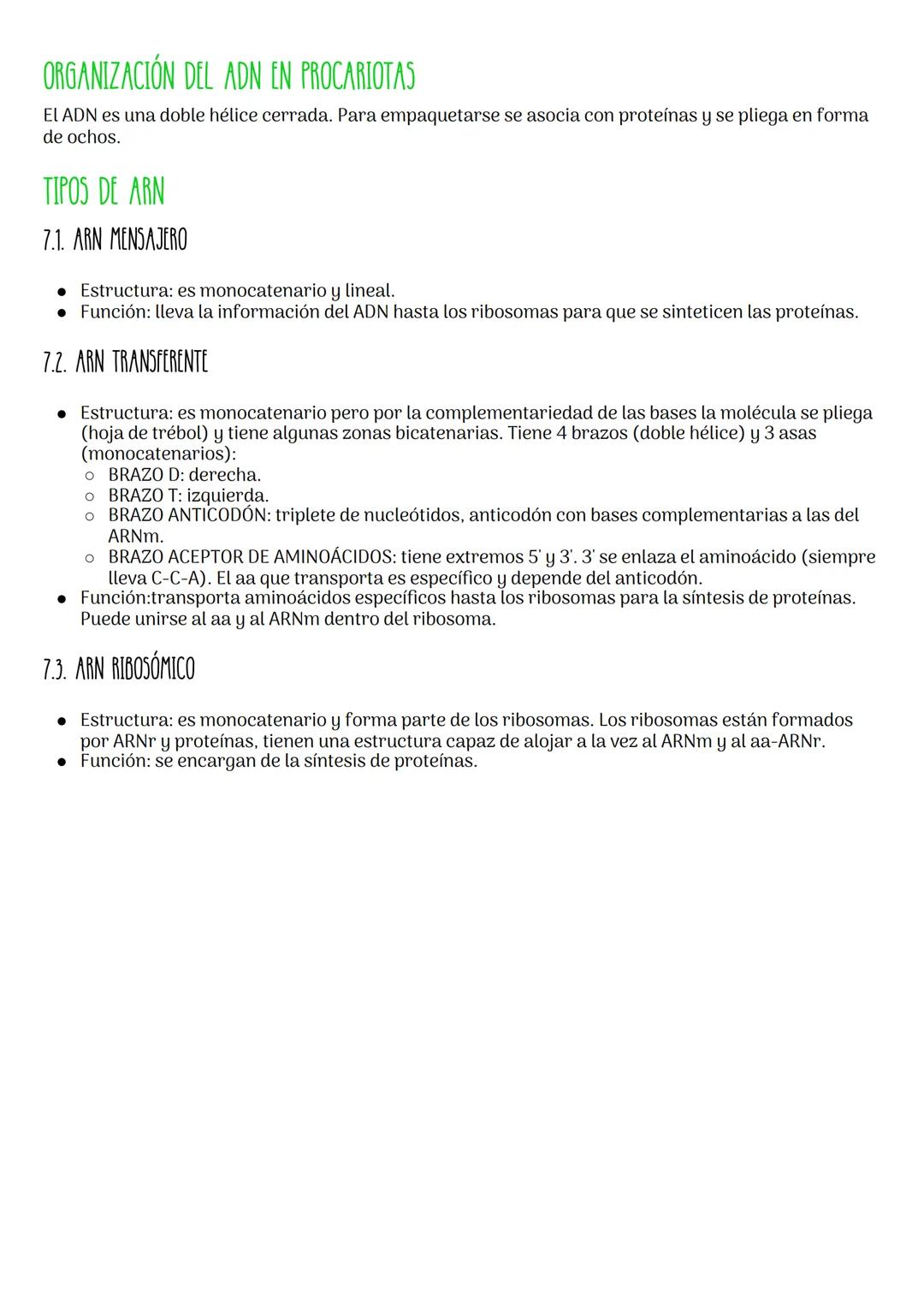 # TEMA 6: ÁCIDOS NUCLEICOS
NUCLEÓSIDOS
Son compuestos formados por la unión de una pentosa y una base nitrogenada.
* Pentosa: ribosa o