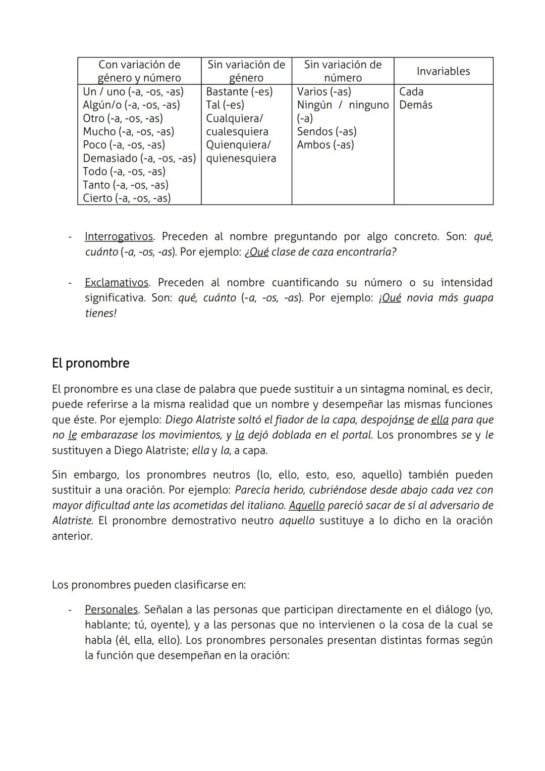 # LAS CATEGORÍAS GRAMATICALES
El sustantivo
Los sustantivos (también llamados nombres) son palabras con las que designamos y
clasificamos