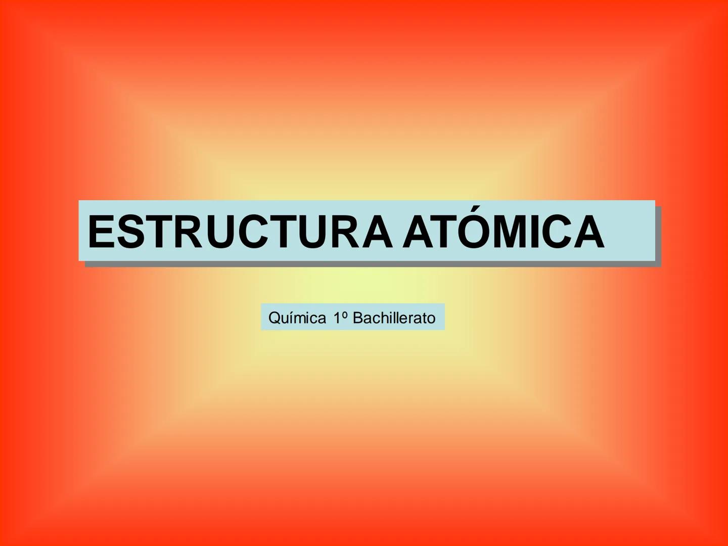ESTRUCTURA ATÓMICA
Química 1º Bachillerato John Dalton
Para él tenía que cumplirse, ante todo, que los átomos
de un mismo elemento debían te