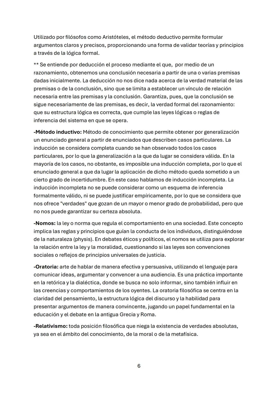 FILOSOFÍA: Vocabulario Tema 1
-Arjé/Arche: Elemento primordial del que está compuesta y/o del que deriva toda la
realidad material. Fue uti