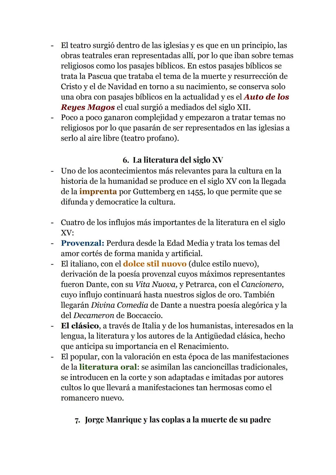 # Tema 1: Literatura Medieval
1. Poesía lírica y épica
- Poesía lírica: Esta poesía era característica por su rima, su
brevedad y expresa p