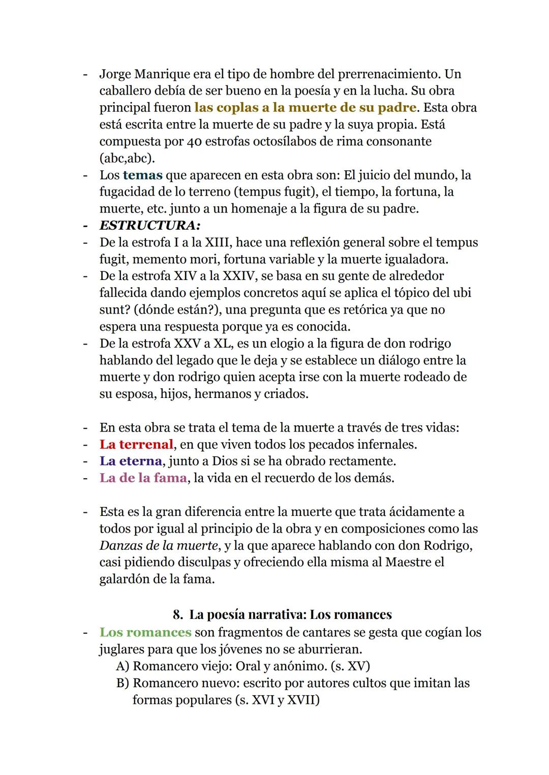 # Tema 1: Literatura Medieval
1. Poesía lírica y épica
- Poesía lírica: Esta poesía era característica por su rima, su
brevedad y expresa p