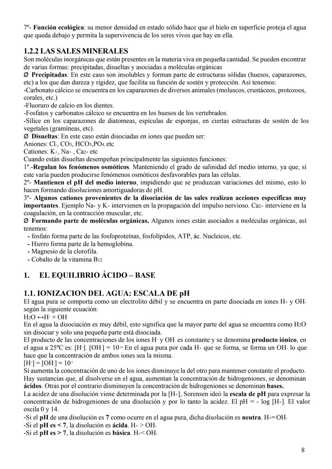 BIOLOGÍA 2°
BACHILLERATO
GIFFITS DR
1 1. LAS BIOMOLÉCULAS
1.1. BIOMOLÉCULAS ORGÁNICAS E INORGÁNICAS
Los bioelementos son los elementos quími