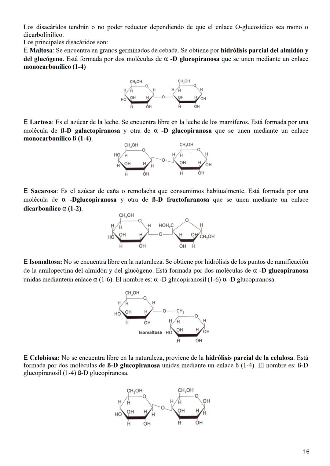 # 1.3. LOS GLÚCIDOS
Los glúcidos son biomoléculas orgánicas que están formadas principalmente por C, Hy О.
Su fórmula general empírica es C