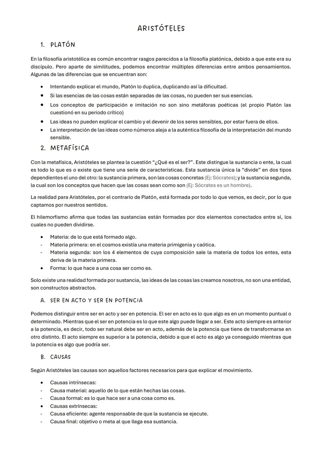 APUNTES ARISTÓTELES PAU 2025