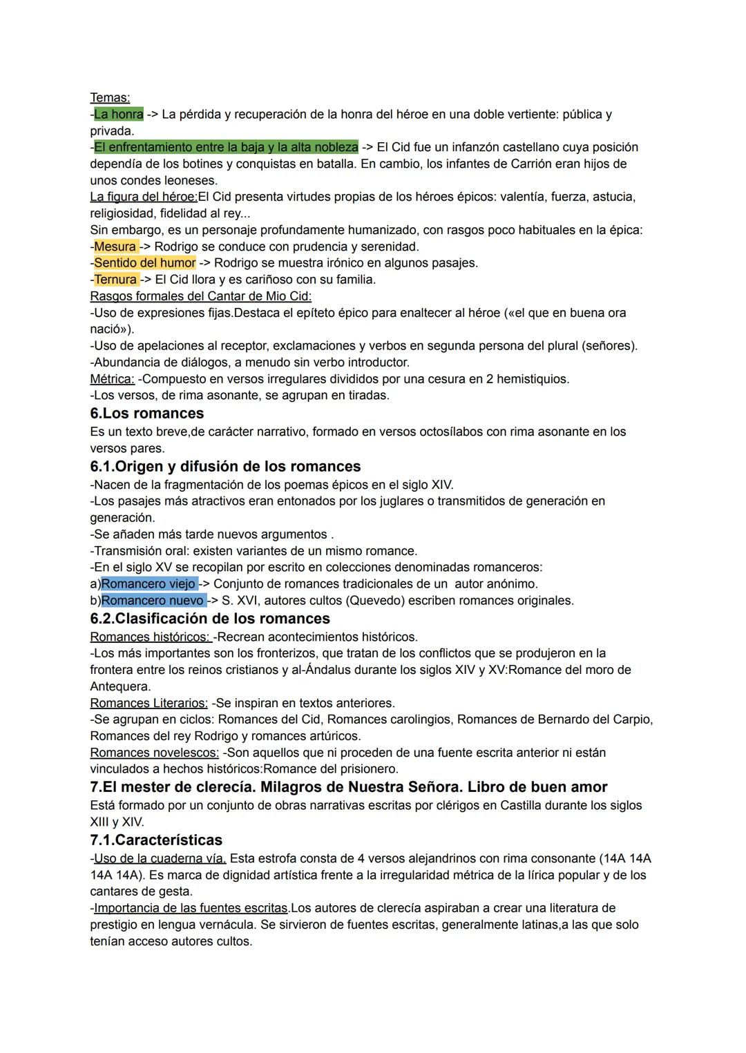 1.La edad media y su literatura
Período entre el año 476 hasta el año 1492.
Glosas emilianenses y Glosas silenses: -Primeros textos escritos