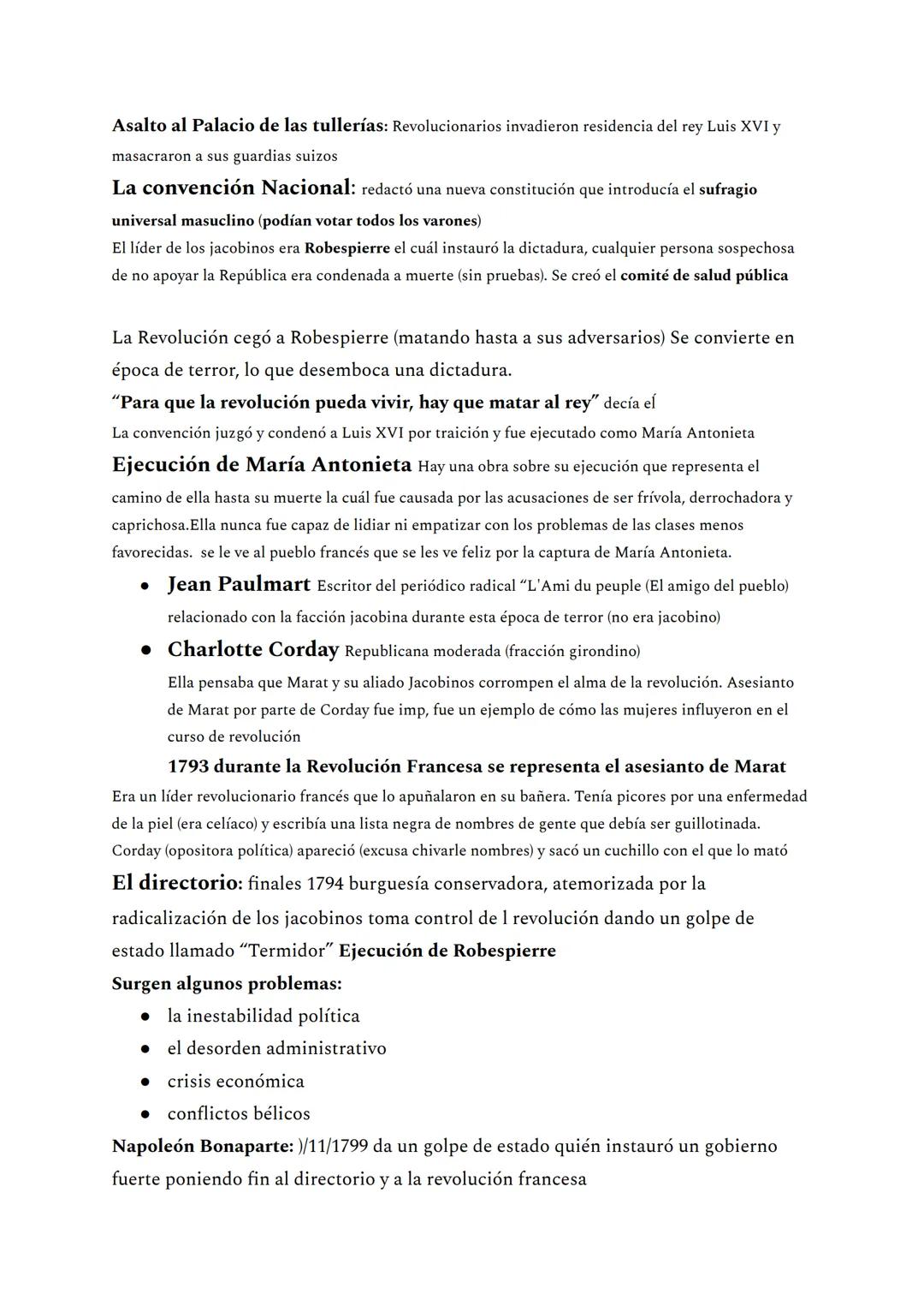 Examen tema 2 historia
• Revolución Francesa (1789-1799)
Francia estaba gobernada por Luis XIV y se basaba en una sociedad
estamental, a fin