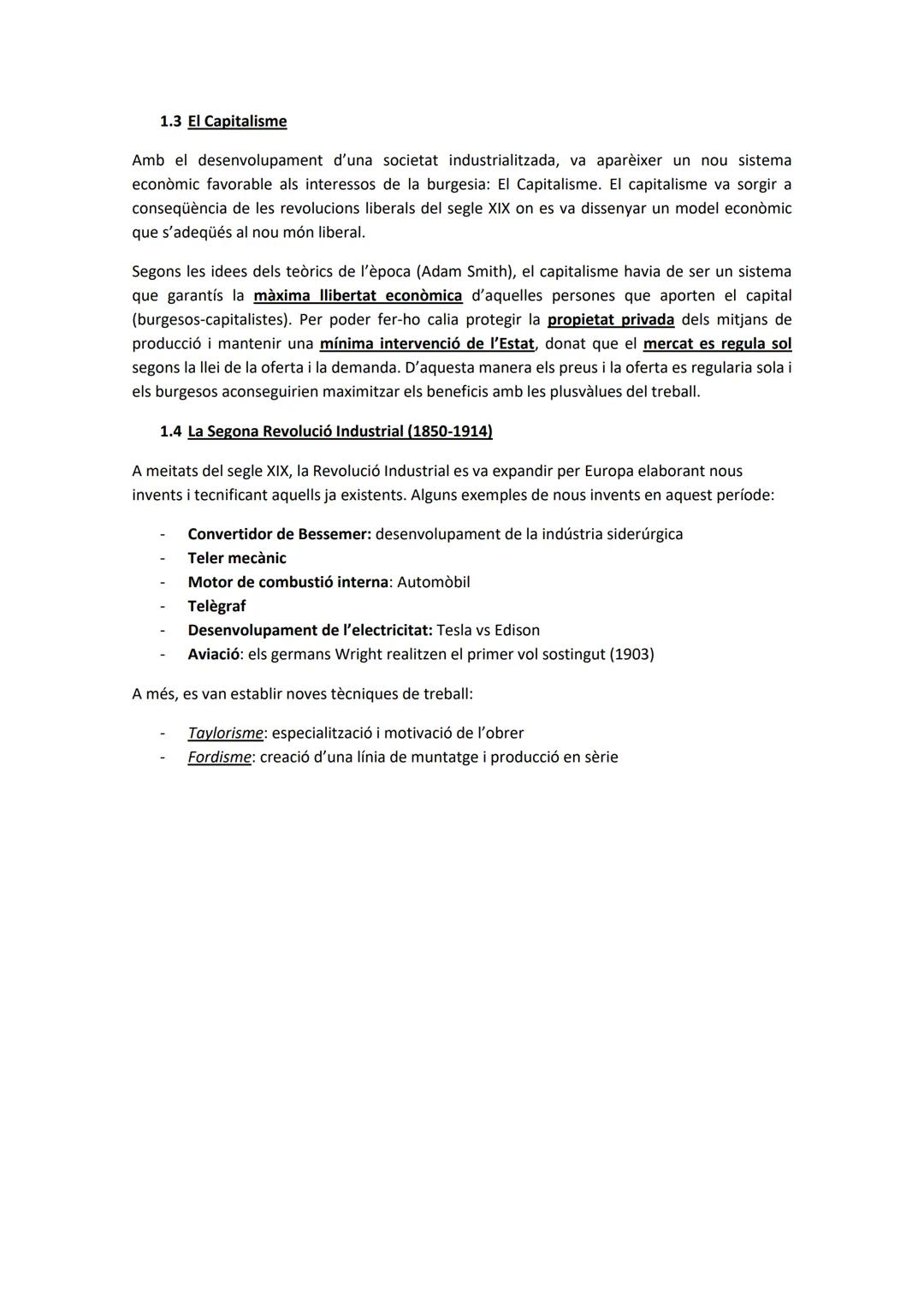 # L'època de les transformacions
# 1. La Revolució Industrial
## 1.1 Què va ser la Revolució industrial?
La Revolució Industrial va ser u