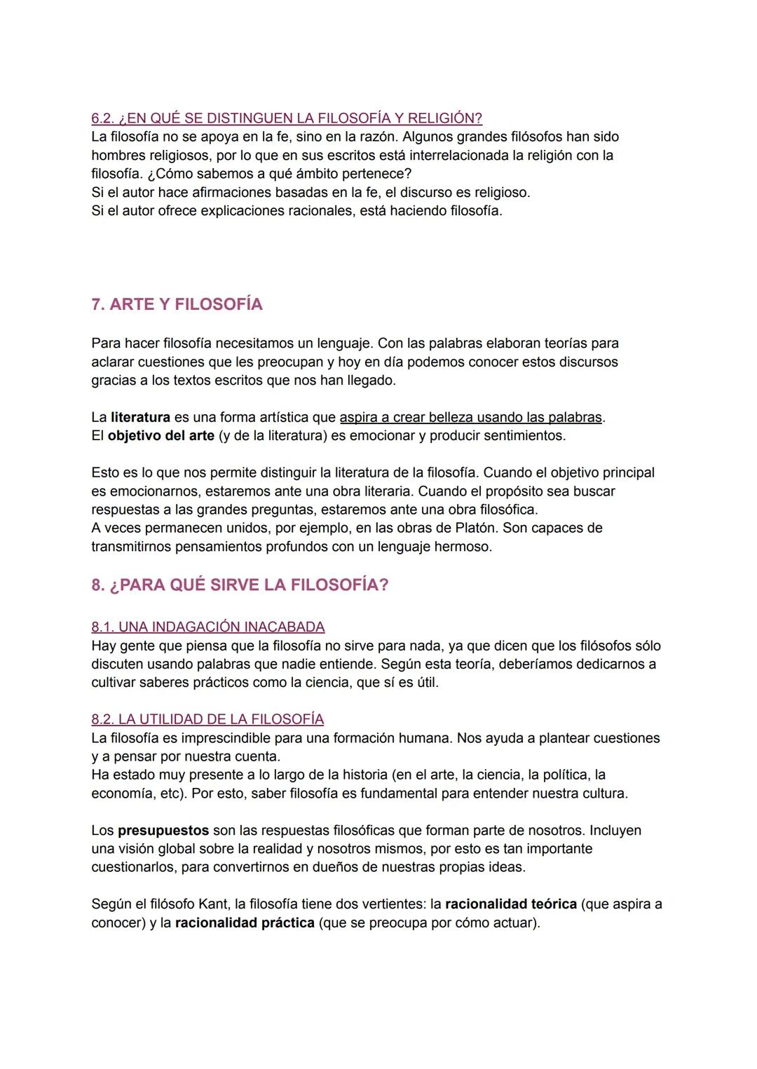 FILOSOFÍA EXAMEN 1
1. DEL MITO A LA RAZÓN
2. MITO Y RAZÓN
2.1. LOS MITOS TRATAN DE EXPLICAR LA REALIDAD.
Los seres humanos tenemos una gran