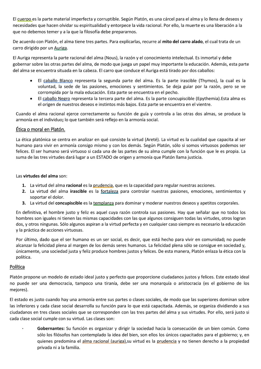TEMA 3: PLATÓN
IDEALISMO PLATÓNICO.
El idealismo platónico es un sistema filosófico en el que se otorga mayor importancia a aquellas entidad