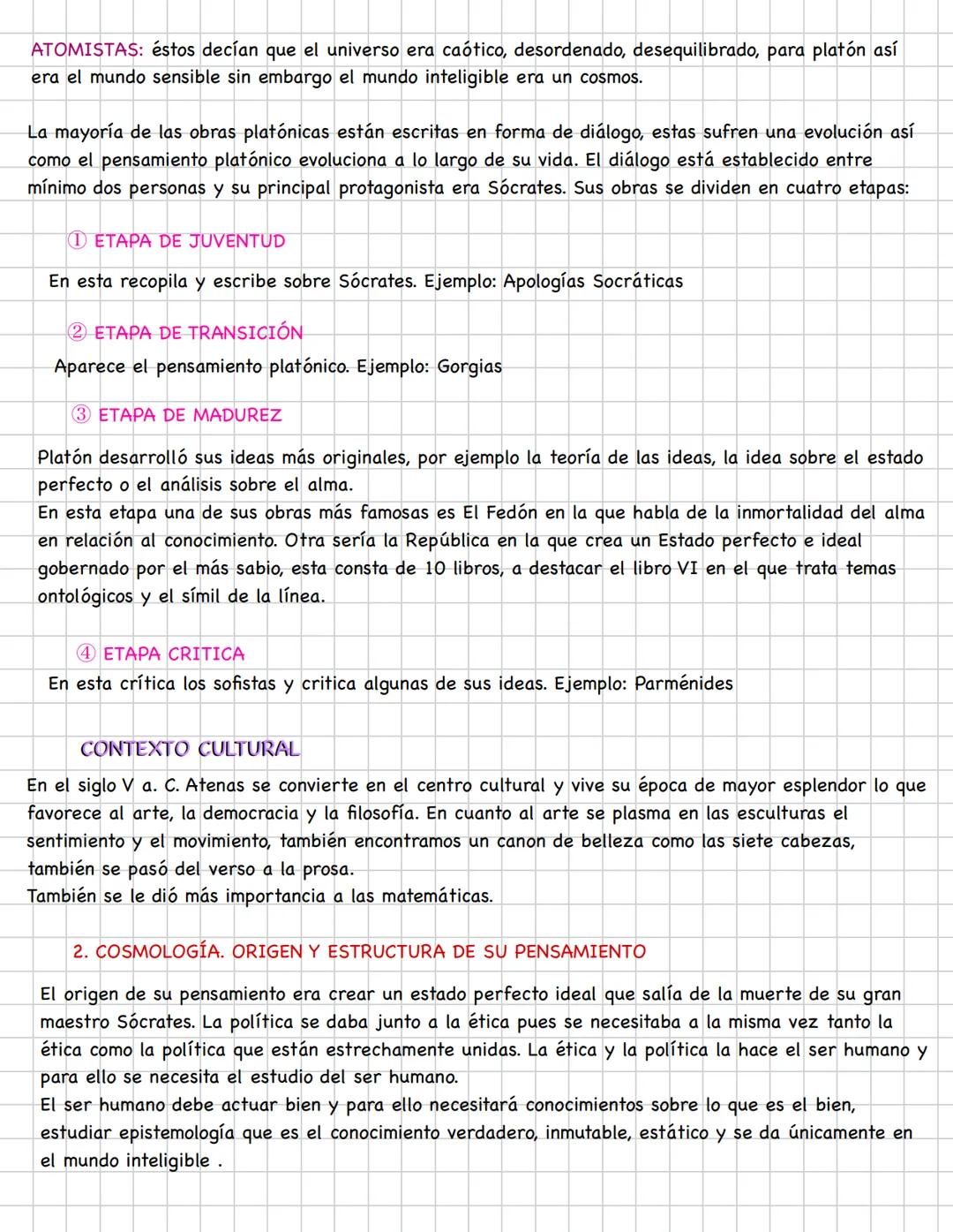 Campus | A5 5.8mm x 216 40页
Campus
A5 8mmx216 40页
小红书 ID: 4925171407 # EL PENSAMIENTO PLATÓNICO
1. EL AUTOR EN SU CONTEXTO.
Platón naci