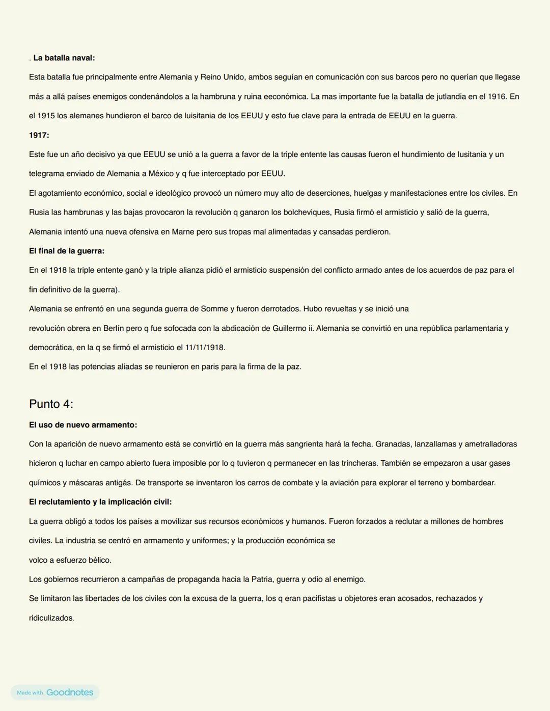 LA PRIMERA
GUERRA
MUNDIAL
Made with Goodnotes
4 ESO a
1ª guerra mundial
Punto 1
Causas
Tensiones coloniales:
Alemania enfrentó a Francia luc