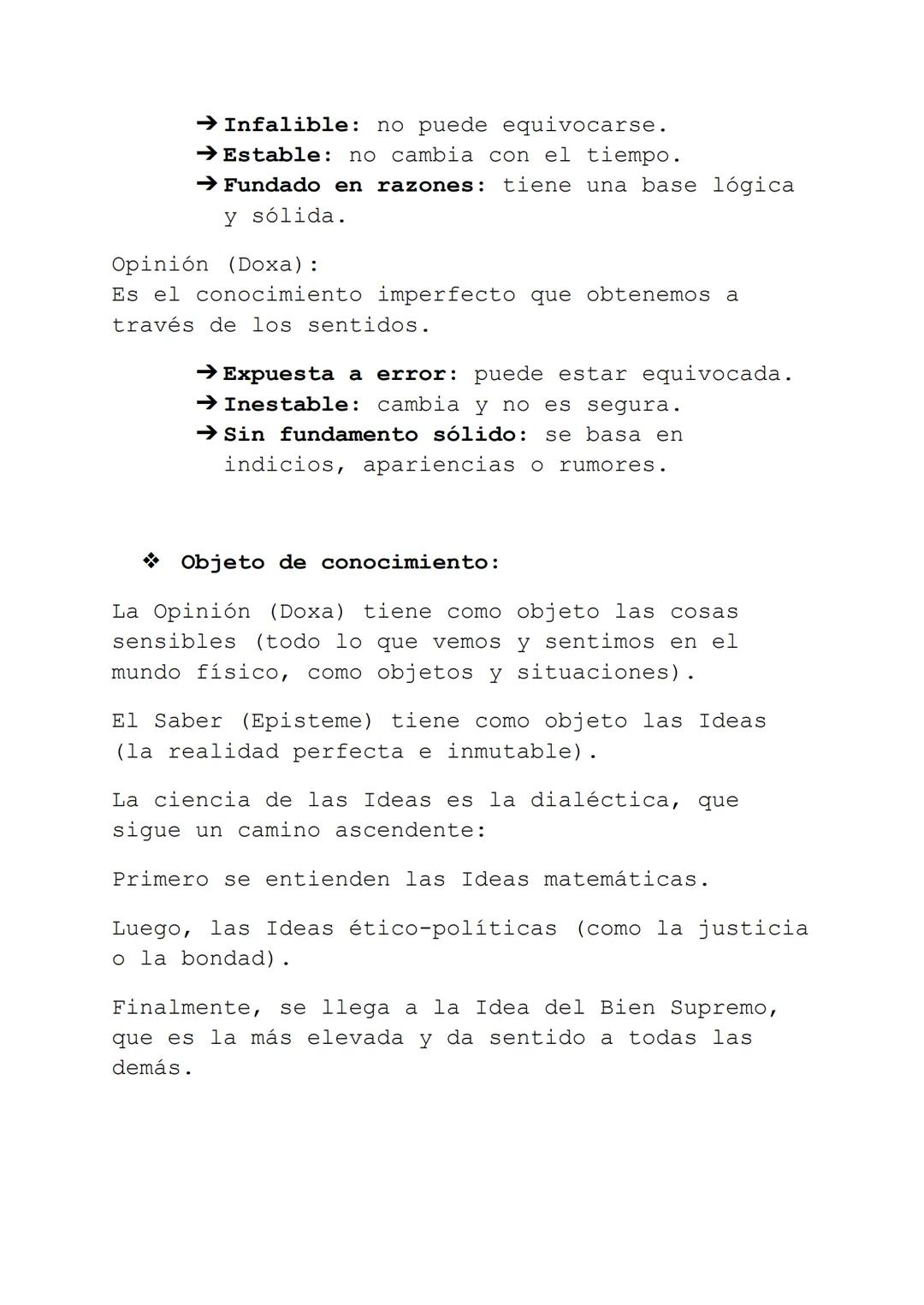 # TEMA 2: PLATón
★ Estructura de la realidad. Ideas y mundo físico:
Platón propone que existen dos realidades
diferentes:
* EL MUNDO DE