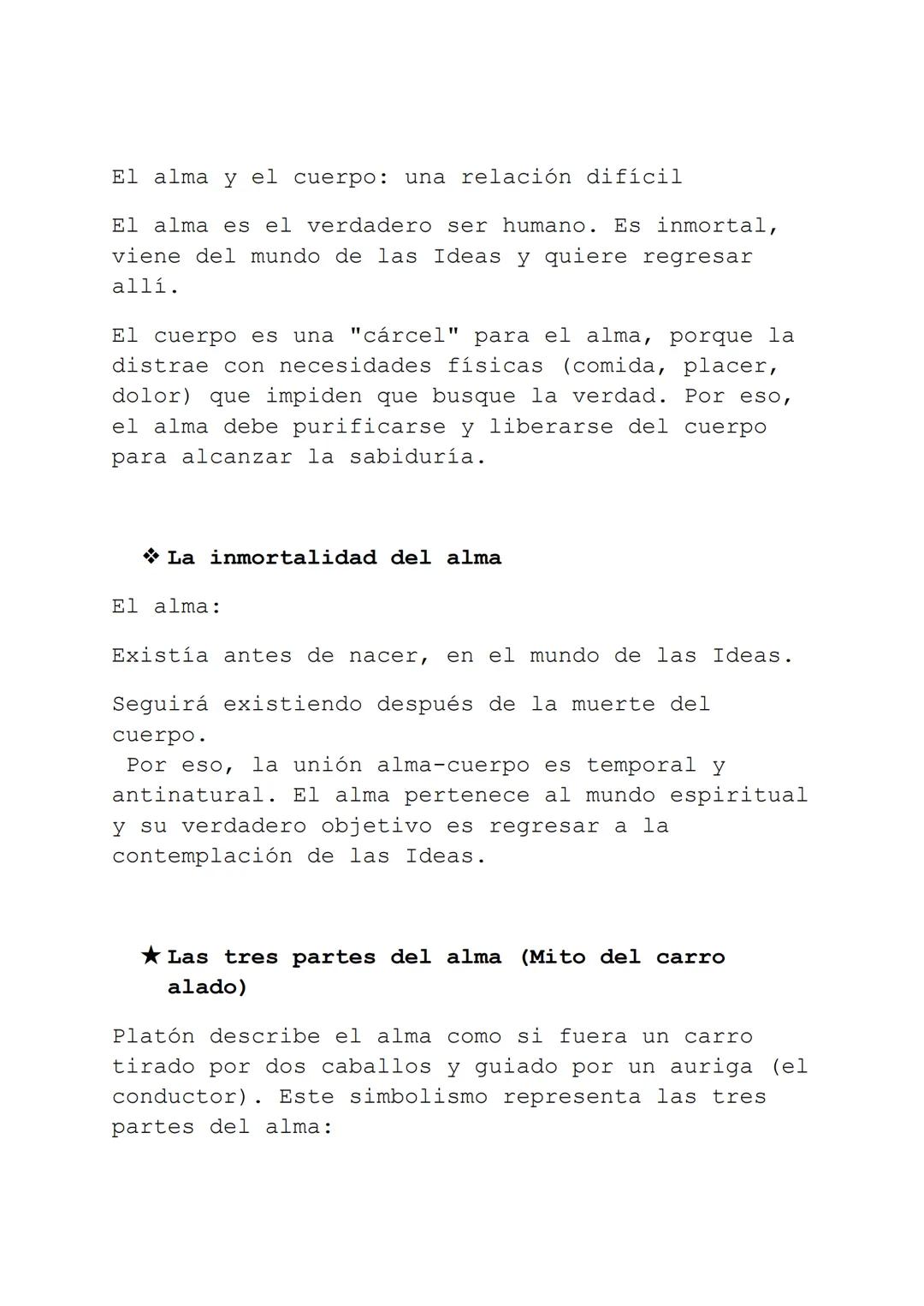 # TEMA 2: PLATón
★ Estructura de la realidad. Ideas y mundo físico:
Platón propone que existen dos realidades
diferentes:
* EL MUNDO DE