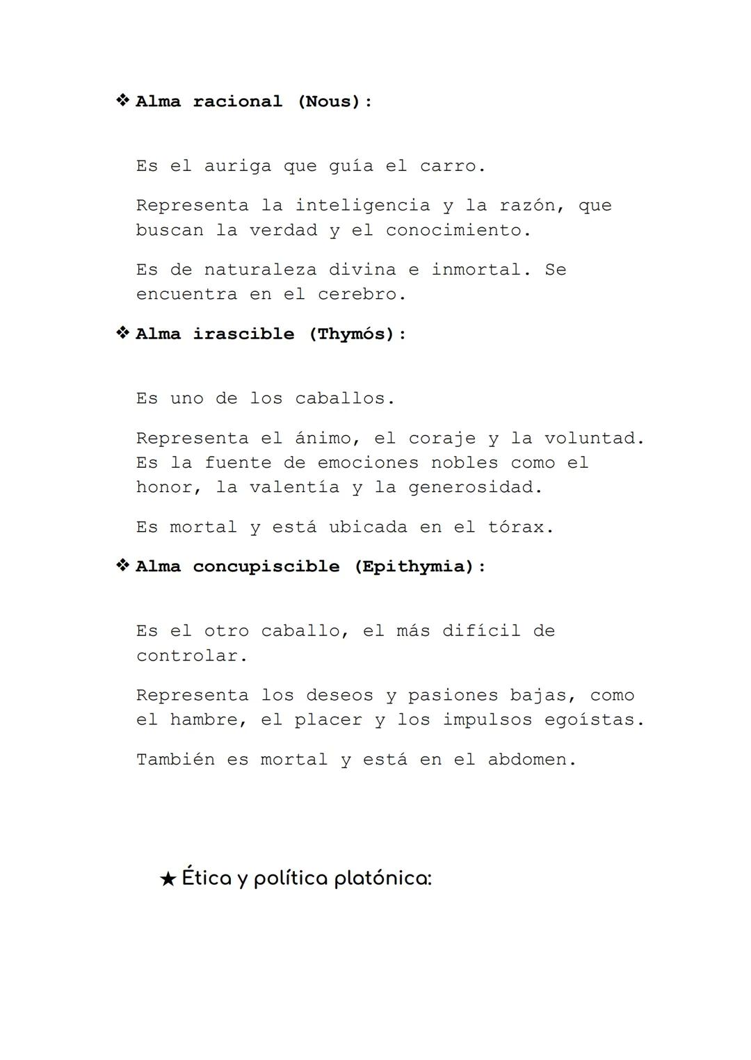 # TEMA 2: PLATón
★ Estructura de la realidad. Ideas y mundo físico:
Platón propone que existen dos realidades
diferentes:
* EL MUNDO DE