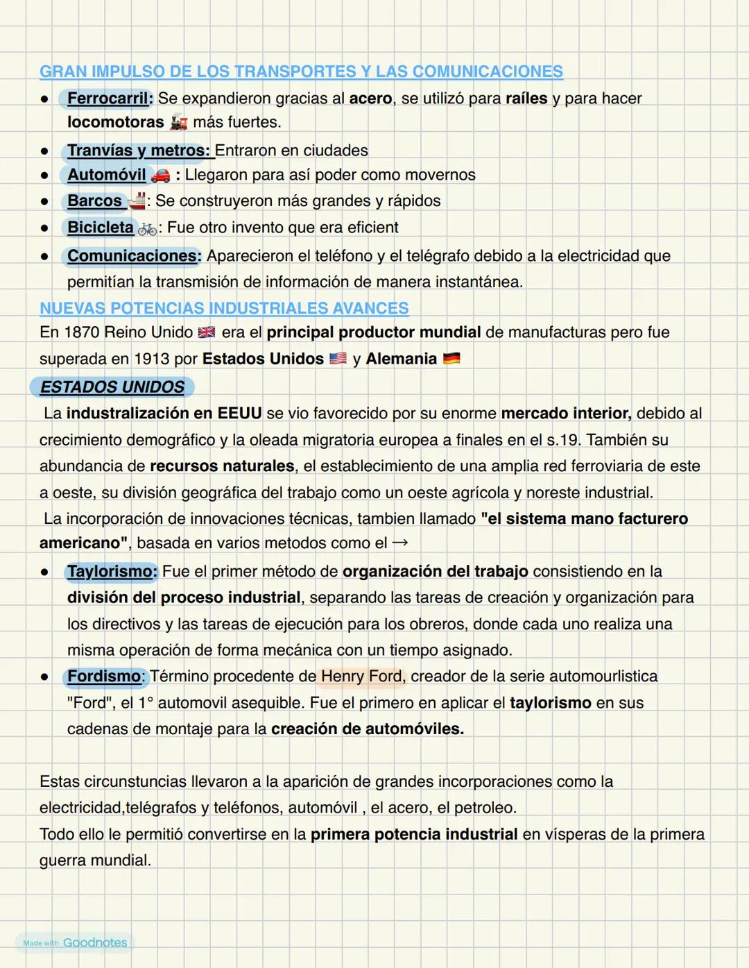 # 1 REVOLUCIÓN INDUSTRIAL
Se desarrolla en Gran Bretaña entre 1750 y 1850. Fue un resultado de un conjunto de
cambios tecnológicos y econó