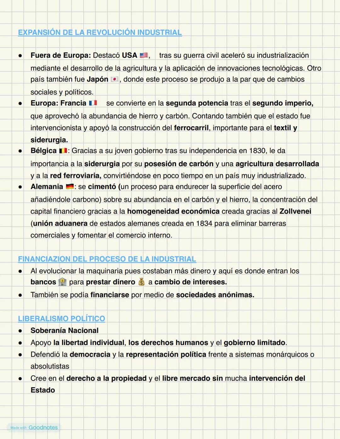 # 1 REVOLUCIÓN INDUSTRIAL
Se desarrolla en Gran Bretaña entre 1750 y 1850. Fue un resultado de un conjunto de
cambios tecnológicos y econó