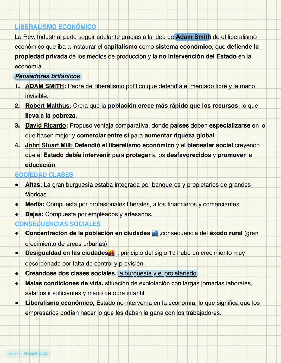 # 1 REVOLUCIÓN INDUSTRIAL
Se desarrolla en Gran Bretaña entre 1750 y 1850. Fue un resultado de un conjunto de
cambios tecnológicos y econó