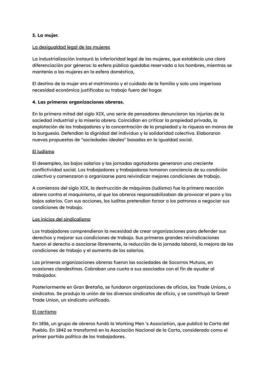 # TEMA 3: MOVIMIENTOS SOCIALES
1. La nueva sociedad industria.
En la nueva sociedad industrial, la propiedad definía la pertenencia a una