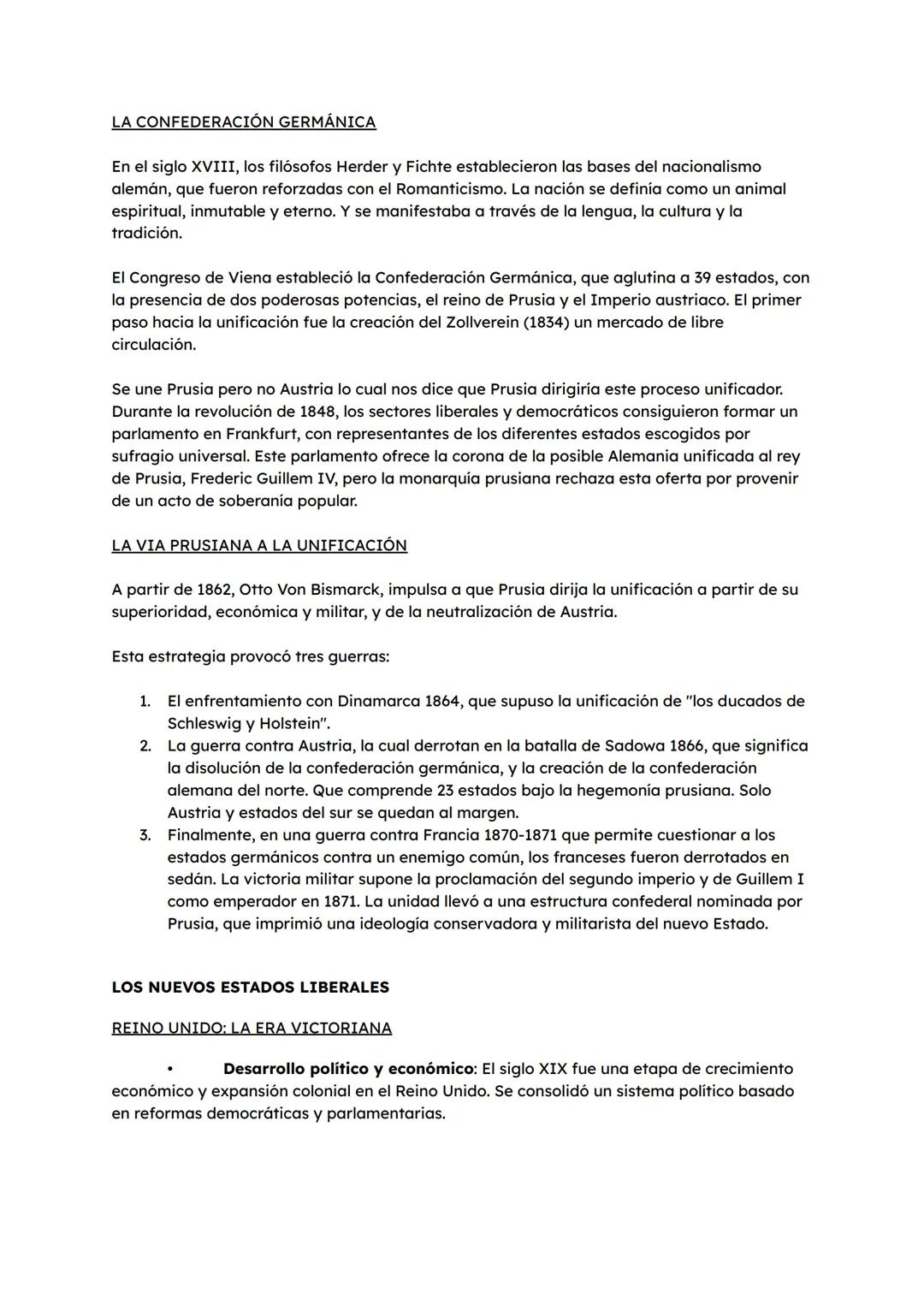 # TEMA 4: MOVIMIENTOS LIBERALES Y NACIONALES
EL RETORNO AL VIEJO ORDEN (RESTAURACIÓN DEL CONGRESO DE VIENA)
Las grandes potencias (Austria
