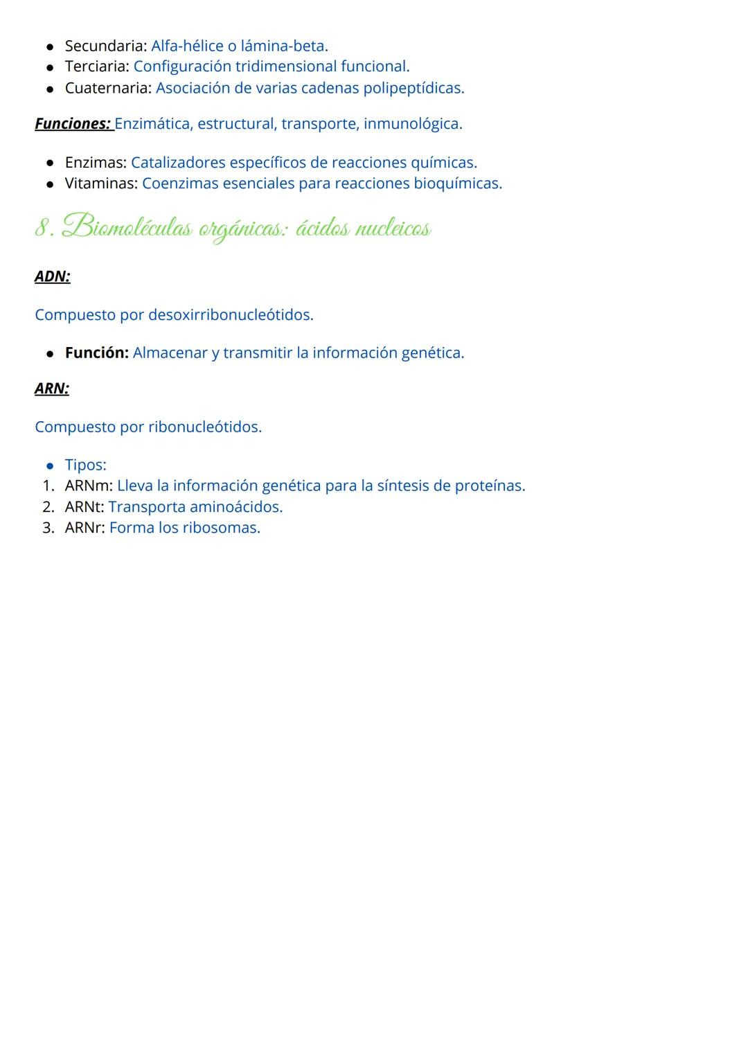 # Bioquímica
1. Biología: características comunes a los seres vivos
Organización celular:
* Procariotas: Células sin núcleo definido (b