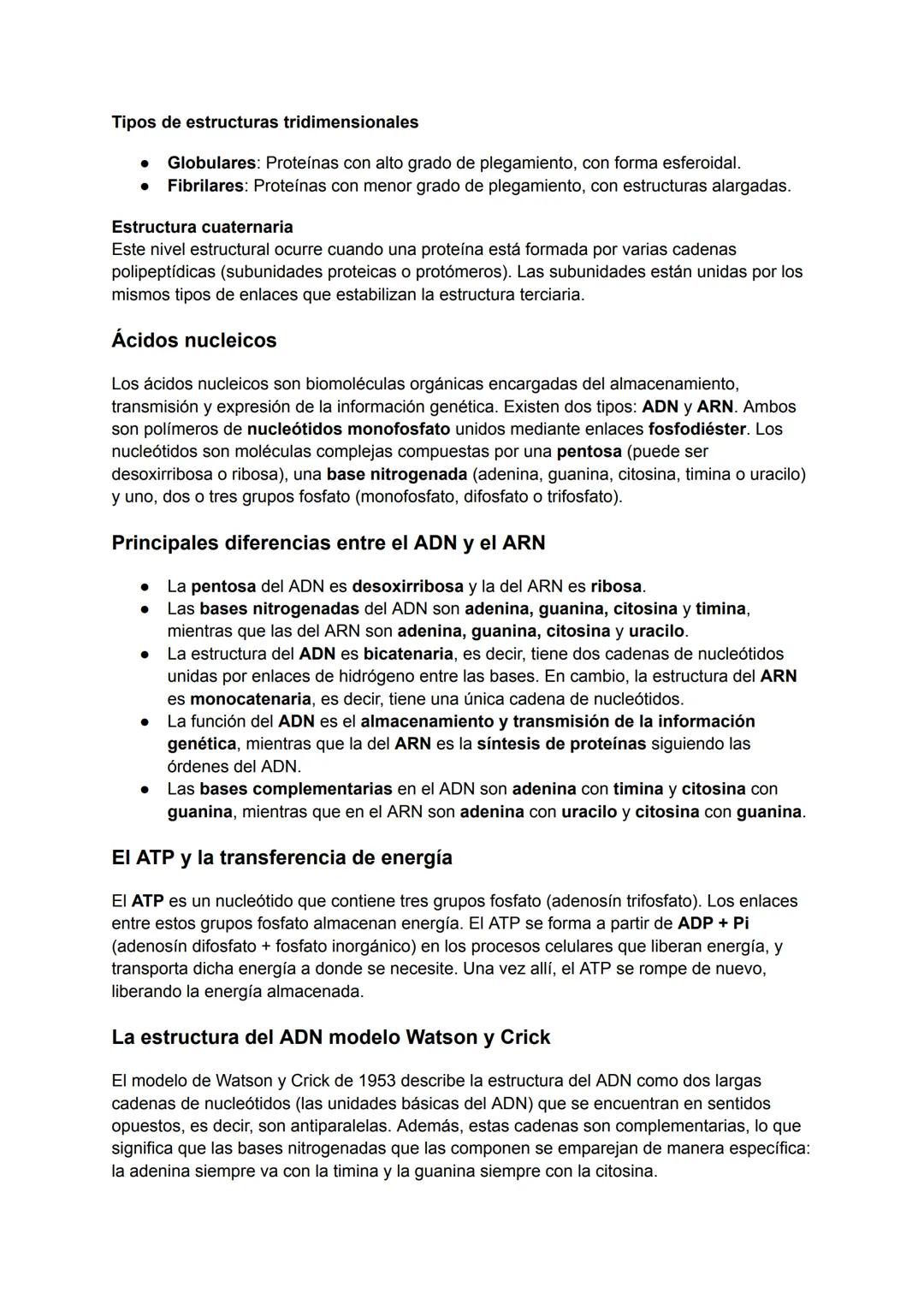 # Niveles de organización
- Nivel molecular: Los bioelementos se unen para formar biomoléculas, y estas se
agrupan para formar complejos su
