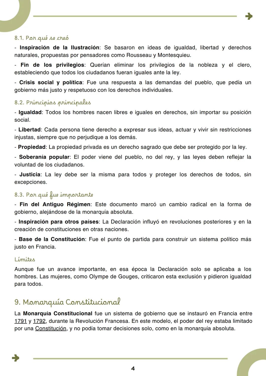 # La Revolución Francesa (1789-1799)
RESUMEN
causas
1. Desigualdad social: La sociedad estaba dividida en tres estamentos (clero, noblez
