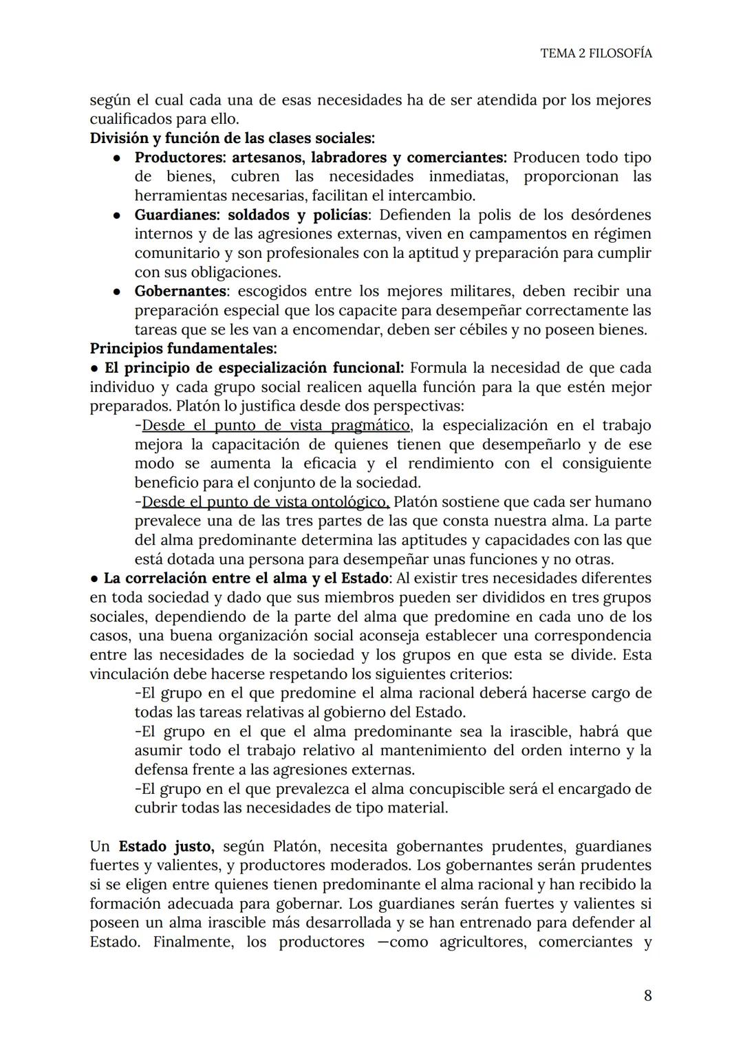 TEMA 2 FILOSOFÍA
# TEMA 2: PLATÓN
1.- Concepción platónica de la realidad
La filosofía platónica se basa en la teoría de las ideas, esta