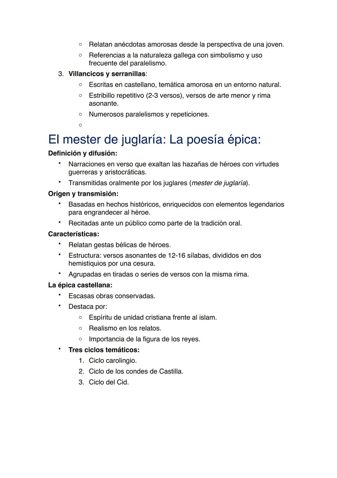 Literatura
Medieval
•
•
Edad media:
Influencia cultural: El Camino de Santiago impulsó una cultura
específica en la Península.
Sociedad medi
