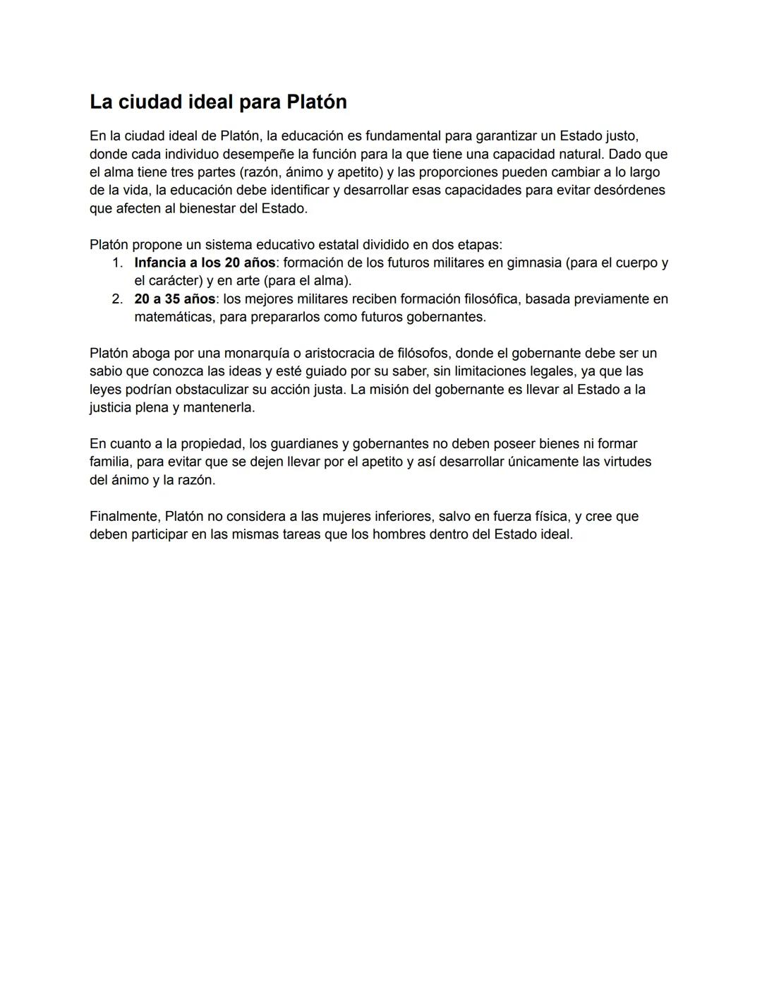 Platón
Contexto sociopolítico y cultural
Platón, nacido en Atenas en 427 a.C. y discípulo de Sócrates, fundó la Academia y trató de
reformar