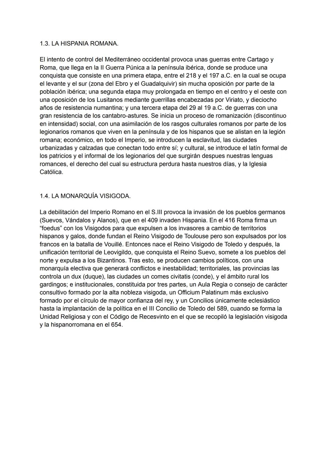 BLOQUE A
TEMA 1. LA PENÍNSULA IBÉRICA DESDE LOS PRIMEROS HUMANOS HASTA LA
DESAPARICIÓN DE LA MONARQUÍA VISIGODA.
1.1. EL PALEOLÍTICO Y EL