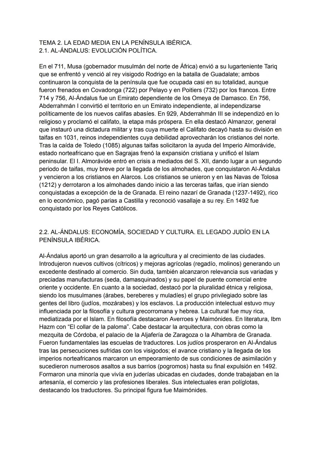 BLOQUE A
TEMA 1. LA PENÍNSULA IBÉRICA DESDE LOS PRIMEROS HUMANOS HASTA LA
DESAPARICIÓN DE LA MONARQUÍA VISIGODA.
1.1. EL PALEOLÍTICO Y EL