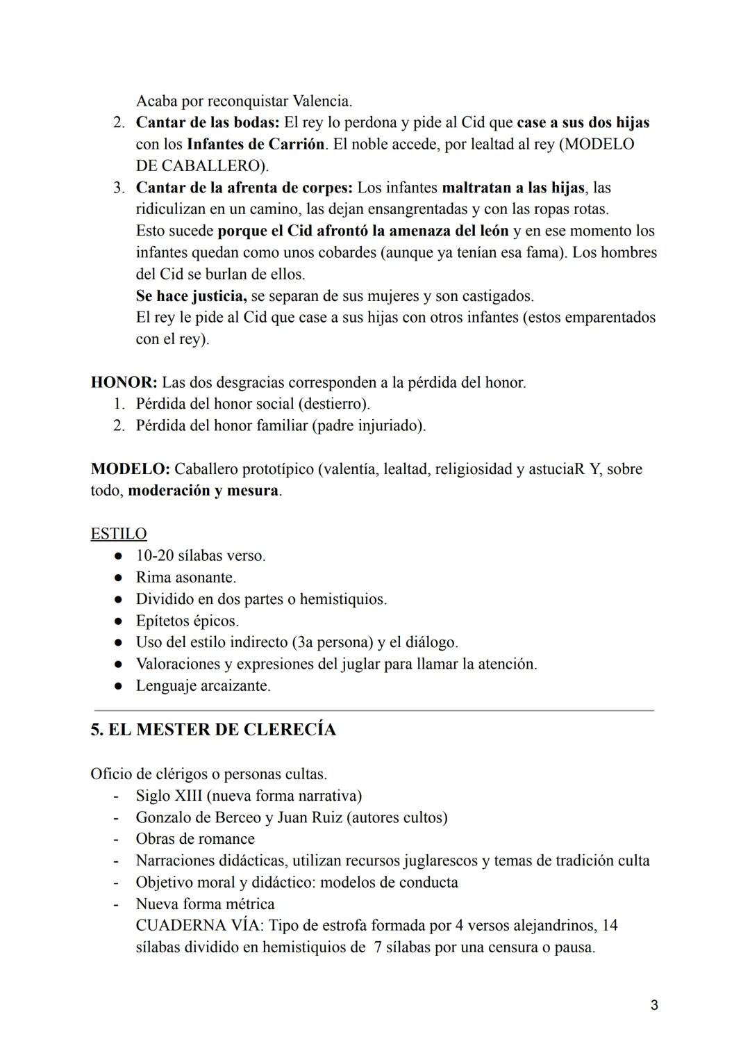 Pestanya 1 # LA LITERATURA DE LA EDAD MEDIA
ÍNDICE
1. Marco histórico y cultural
2. La narrativa oral: El Mester de Juglaría (S. XII)
3. L
