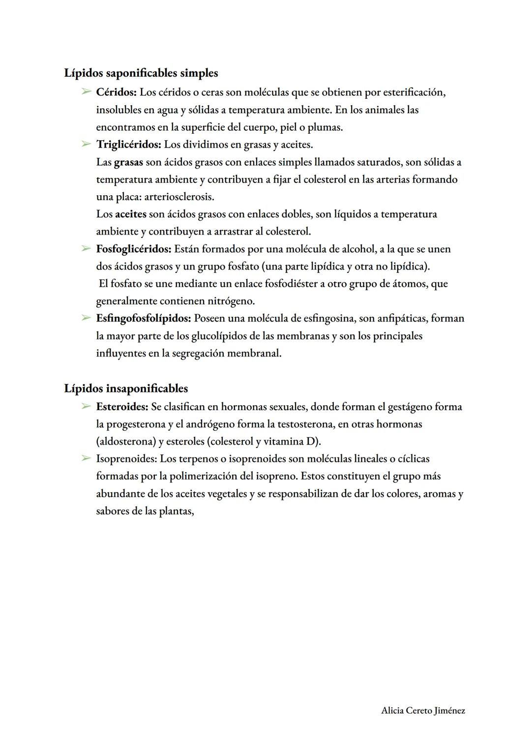 Glúcidos y lípidos
TEMA 2
Alicia Cereto Jiménez GLÚCIDOS
Son biomoléculas formadas por CO₂H (mal llamados hidratos de carbono).
Químicamente