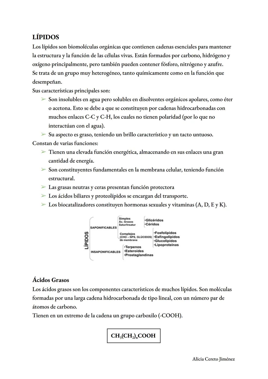 Glúcidos y lípidos
TEMA 2
Alicia Cereto Jiménez GLÚCIDOS
Son biomoléculas formadas por CO₂H (mal llamados hidratos de carbono).
Químicamente