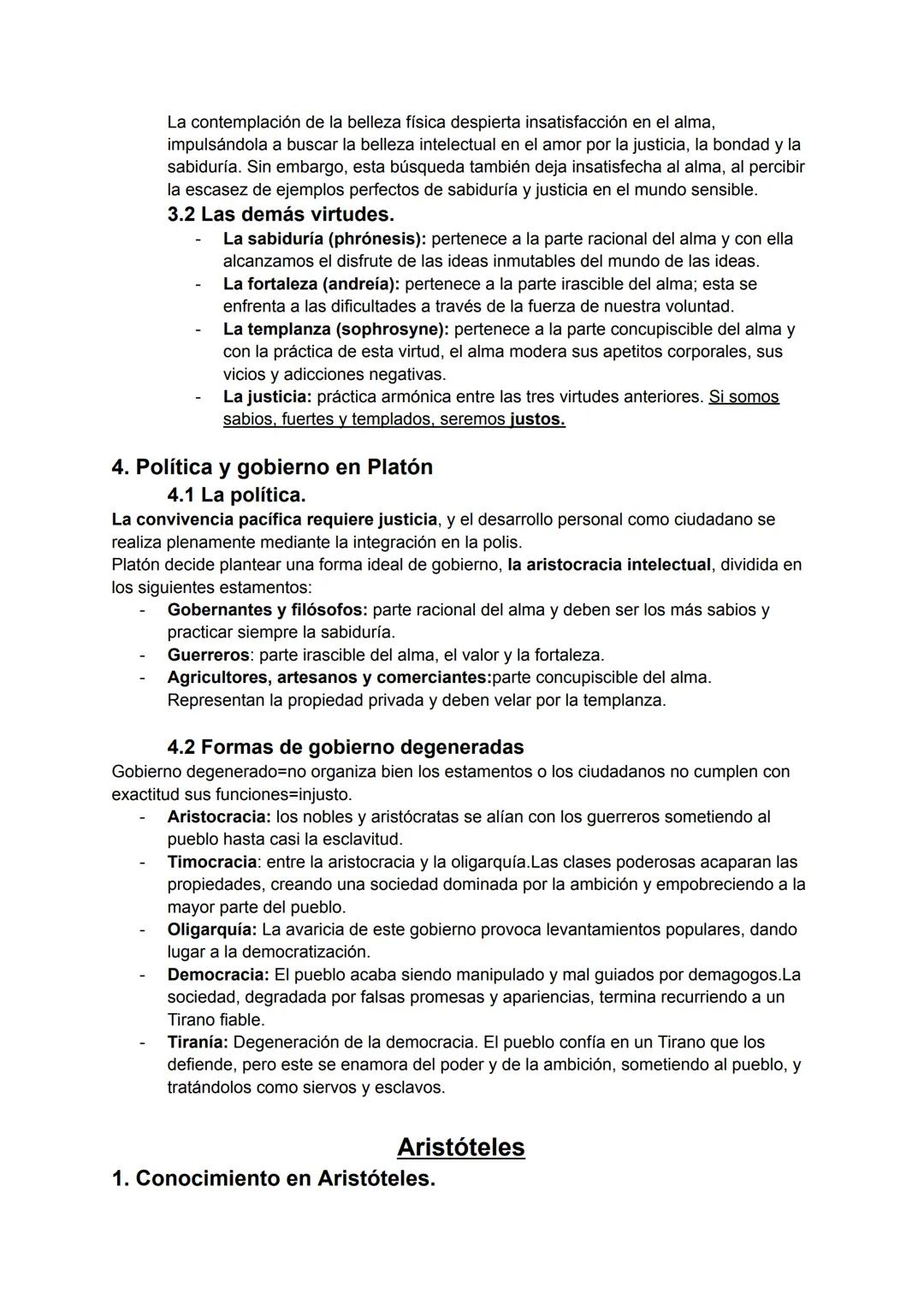 Platón
1. Teorías ontológicas (sobre el ser y los entes)
1.1 Teoría de las ideas/ de los dos mundos:
Platón considera insuficiente la teoría