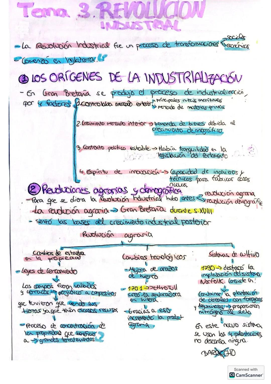 # Tema 3. REVOLUCION
INDUSTRIAL
- La Revolución Industrial fue un proceso de transformaciones Secxcrónicas
- Comenzó en Inglaterra.
# LOS O
