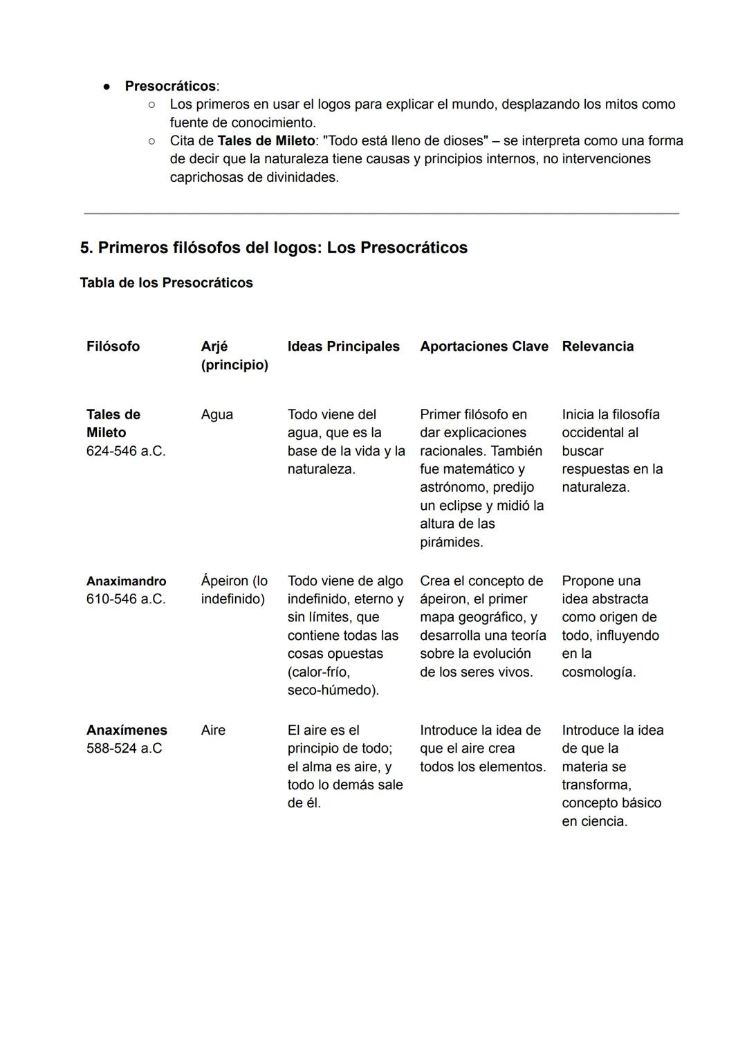 # EL PASO DEL MITO AL LOGOS
1. ¿Qué es el mito y qué es el logos?
Mito
Relatos simbólicos que explican el origen del
mundo mediante diose