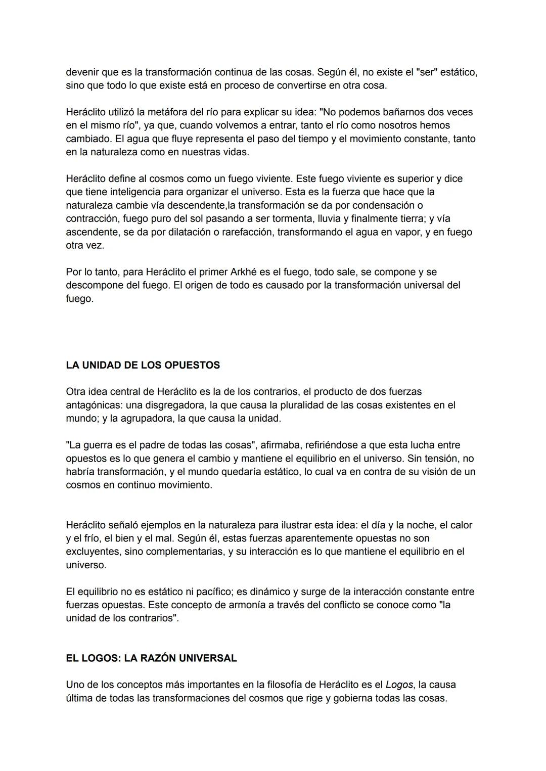 Heráclito de Éfeso
Buenas tardes. Hoy quiero hablarles sobre un filósofo griego presocrático llamado Heráclito
de Éfeso. A pesar de que su o