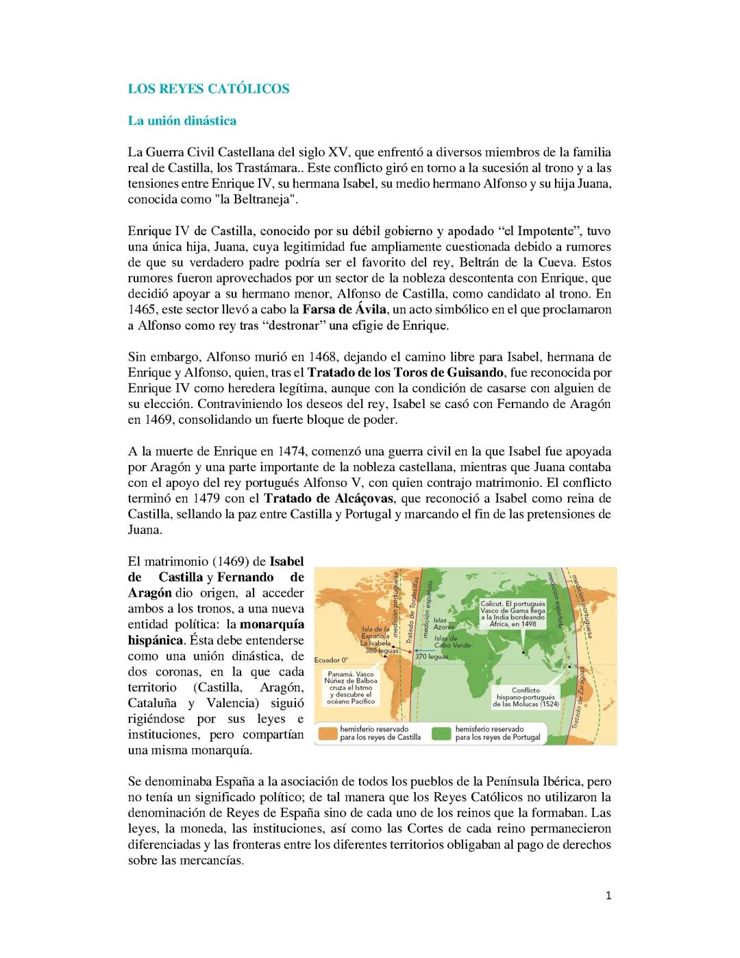 Los reyes católicos