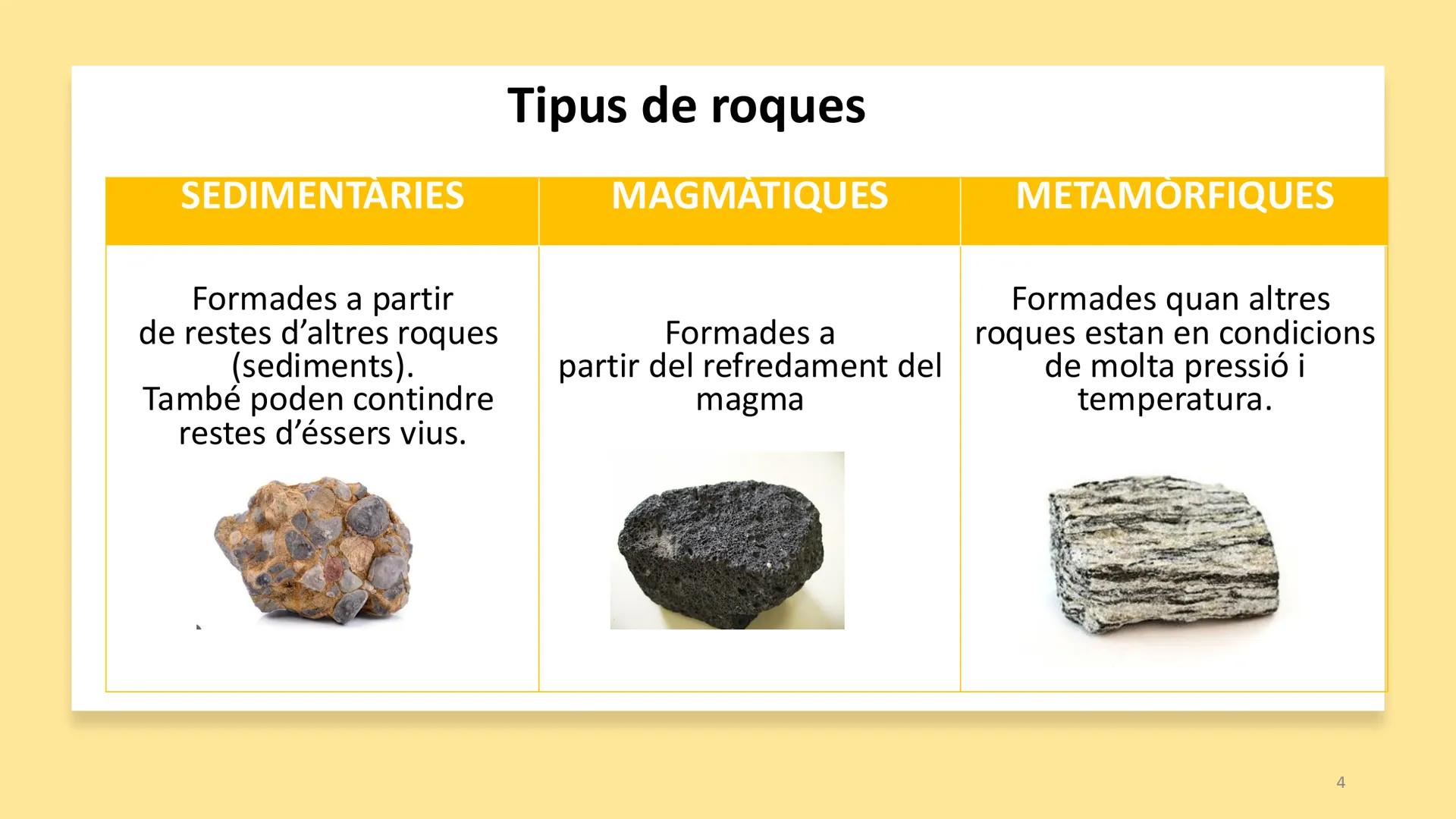 ### La geosfera
### RESUM La geosfera és la capa sòlida del
nostre planeta.
Està formada per roques.
Es dividix en capes: escorça,
mantell