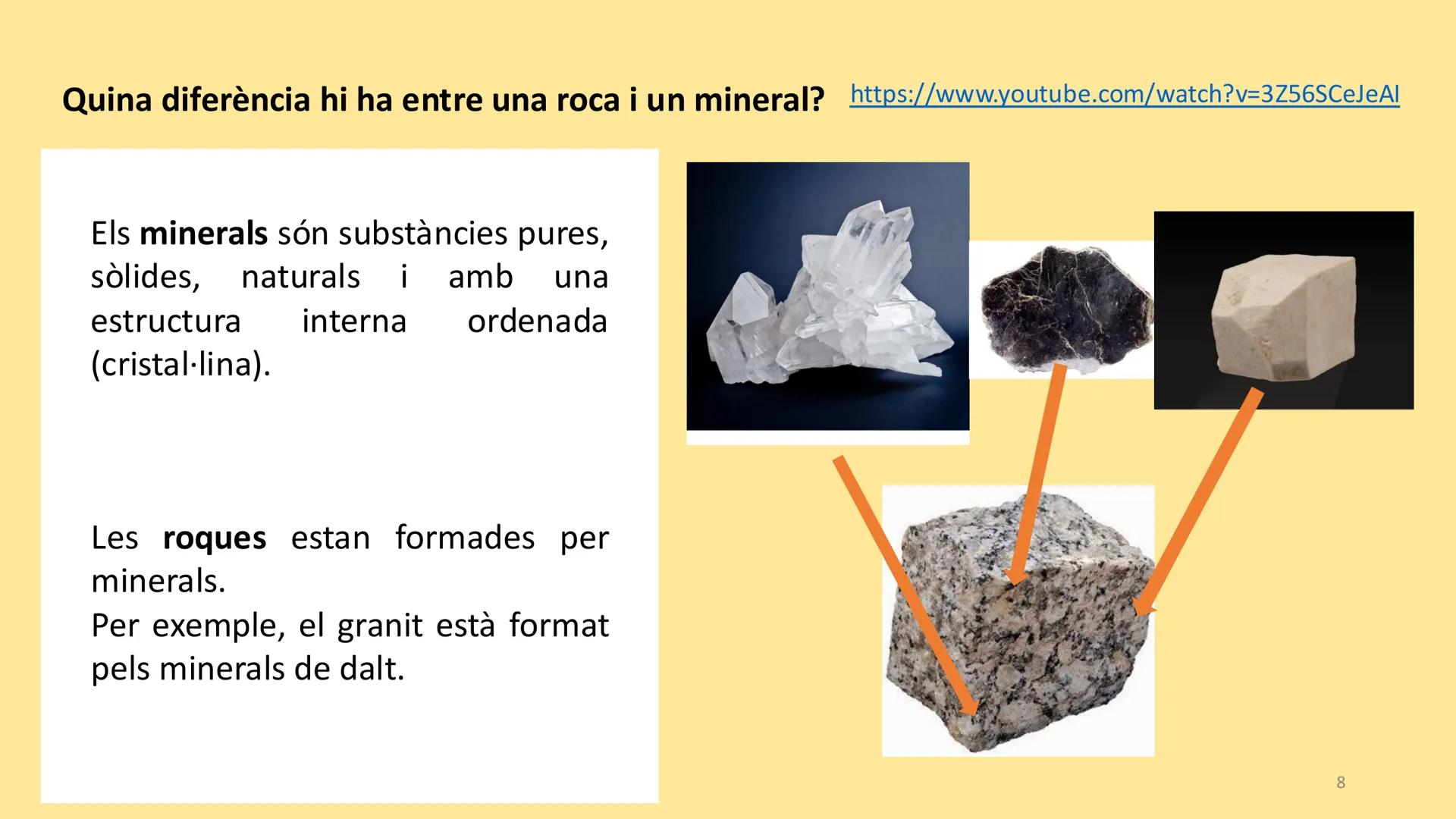 ### La geosfera
### RESUM La geosfera és la capa sòlida del
nostre planeta.
Està formada per roques.
Es dividix en capes: escorça,
mantell