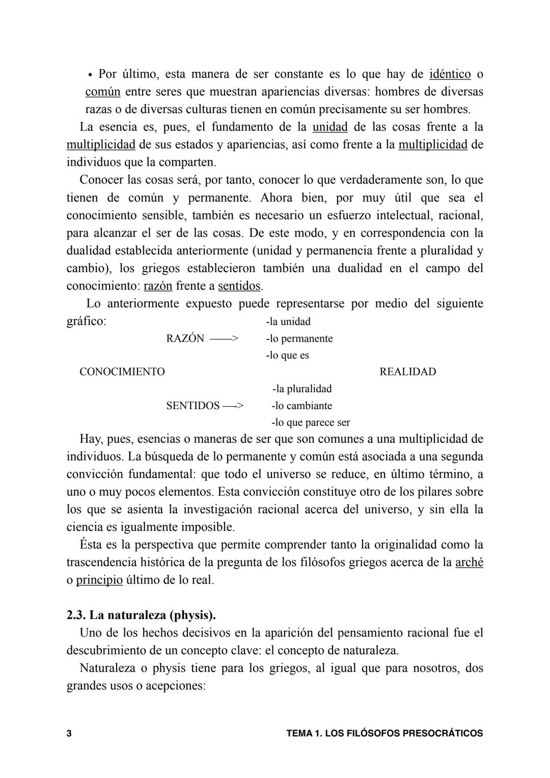# TEMA 1. LOS FILÓSOFOS PRESOCRÁTICOS.
## 1. INTRODUCCIÓN.
Suele decirse acertadamente que la filosofia y la ciencia aparecen cuando se
ab