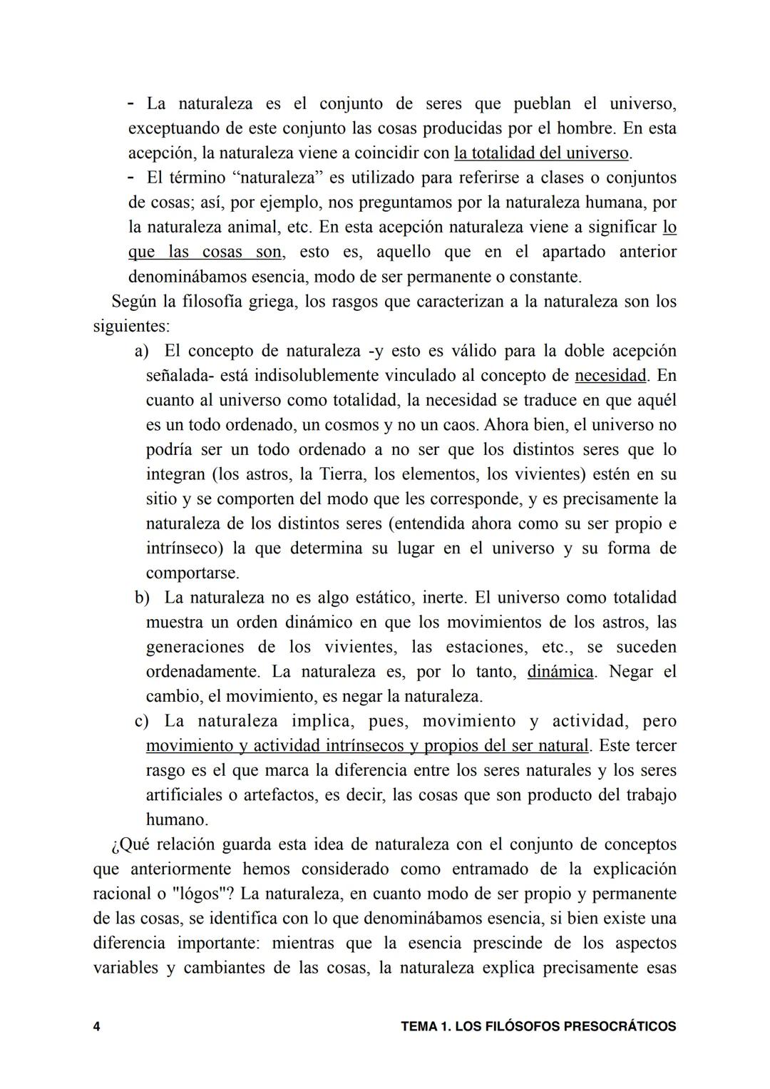 # TEMA 1. LOS FILÓSOFOS PRESOCRÁTICOS.
## 1. INTRODUCCIÓN.
Suele decirse acertadamente que la filosofia y la ciencia aparecen cuando se
ab