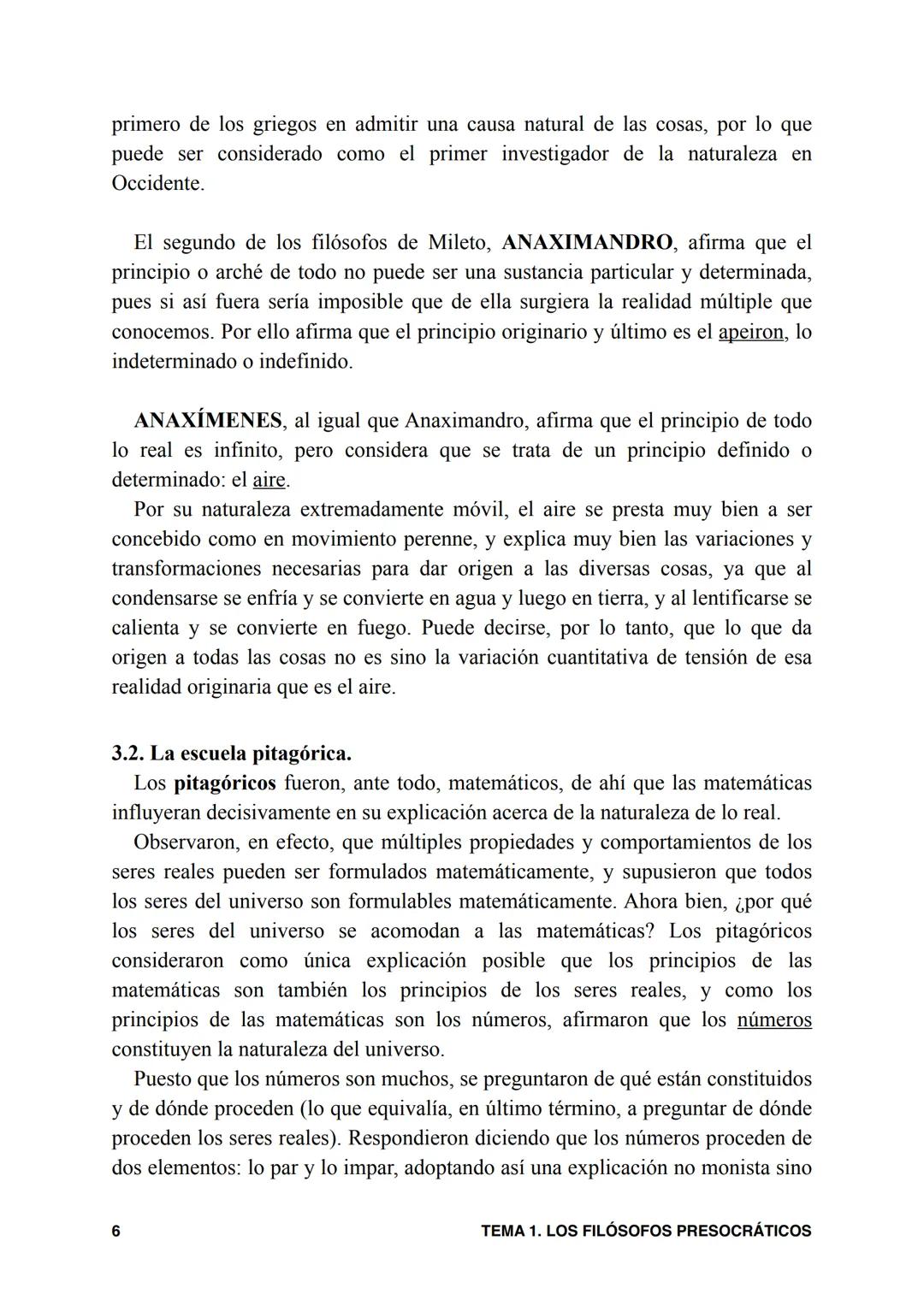 # TEMA 1. LOS FILÓSOFOS PRESOCRÁTICOS.
## 1. INTRODUCCIÓN.
Suele decirse acertadamente que la filosofia y la ciencia aparecen cuando se
ab