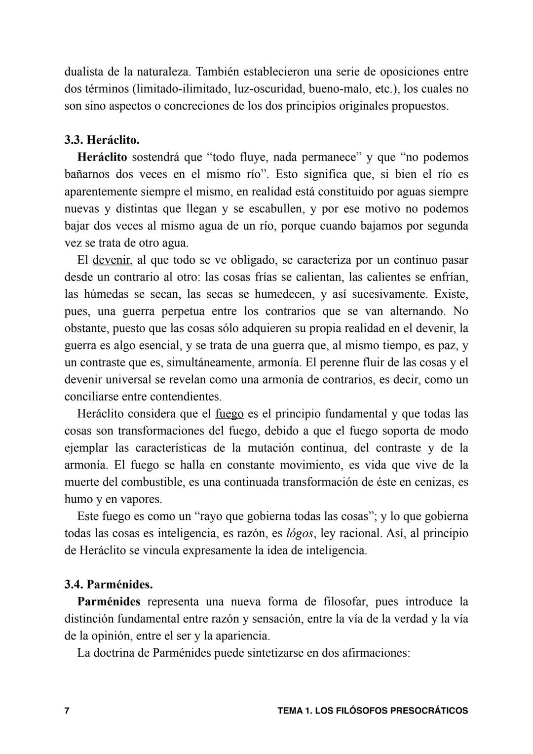 # TEMA 1. LOS FILÓSOFOS PRESOCRÁTICOS.
## 1. INTRODUCCIÓN.
Suele decirse acertadamente que la filosofia y la ciencia aparecen cuando se
ab